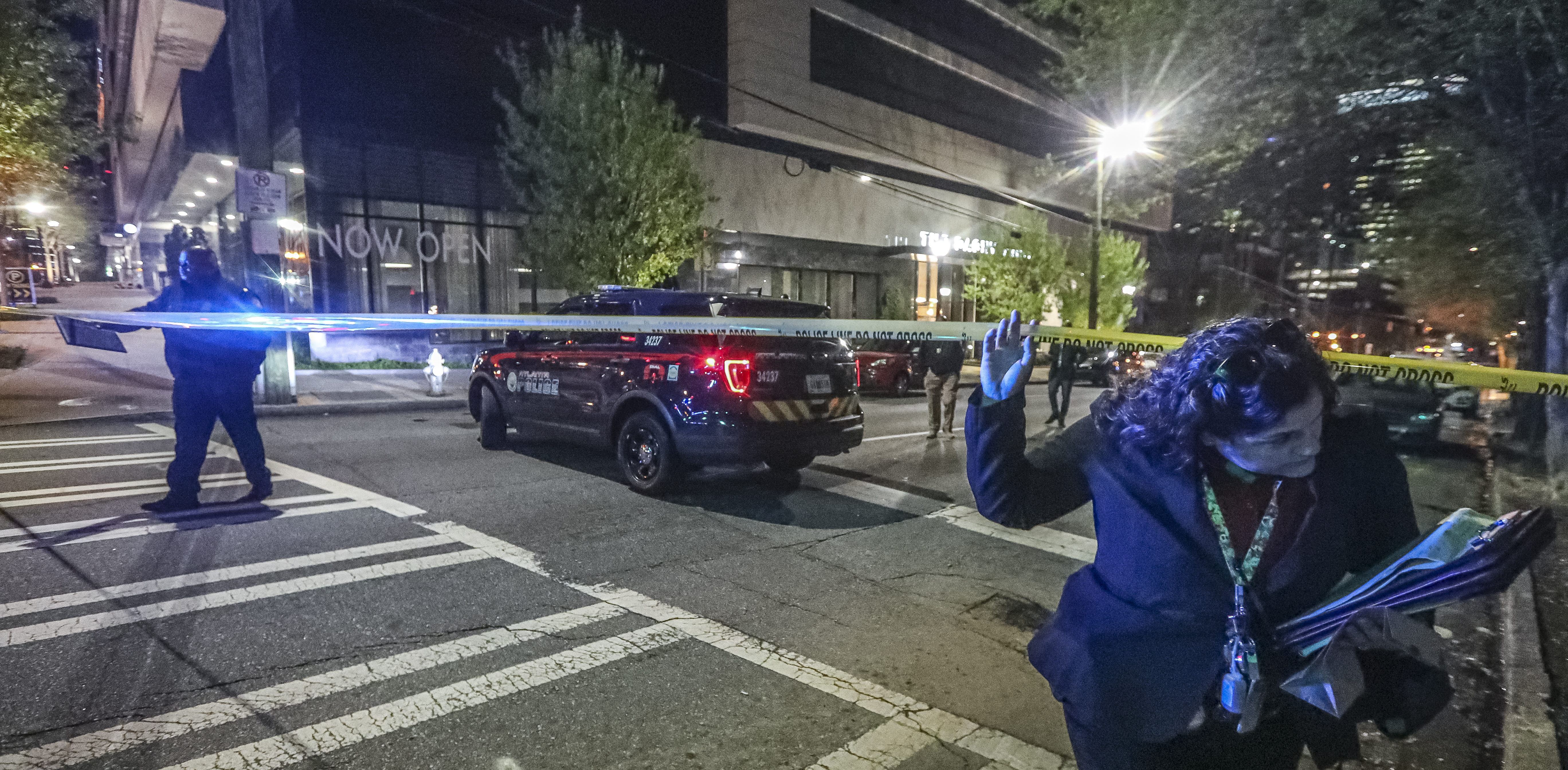 A shooting Monday morning, April 4, 2020 left a man dead on the sidewalk outside a luxury apartment building in Midtown Atlanta. As of April 14, 2022, APD had investigated 51 homicides since Jan. 1, up from 39 this time last year. (John Spink / John.Spink@ajc.com)