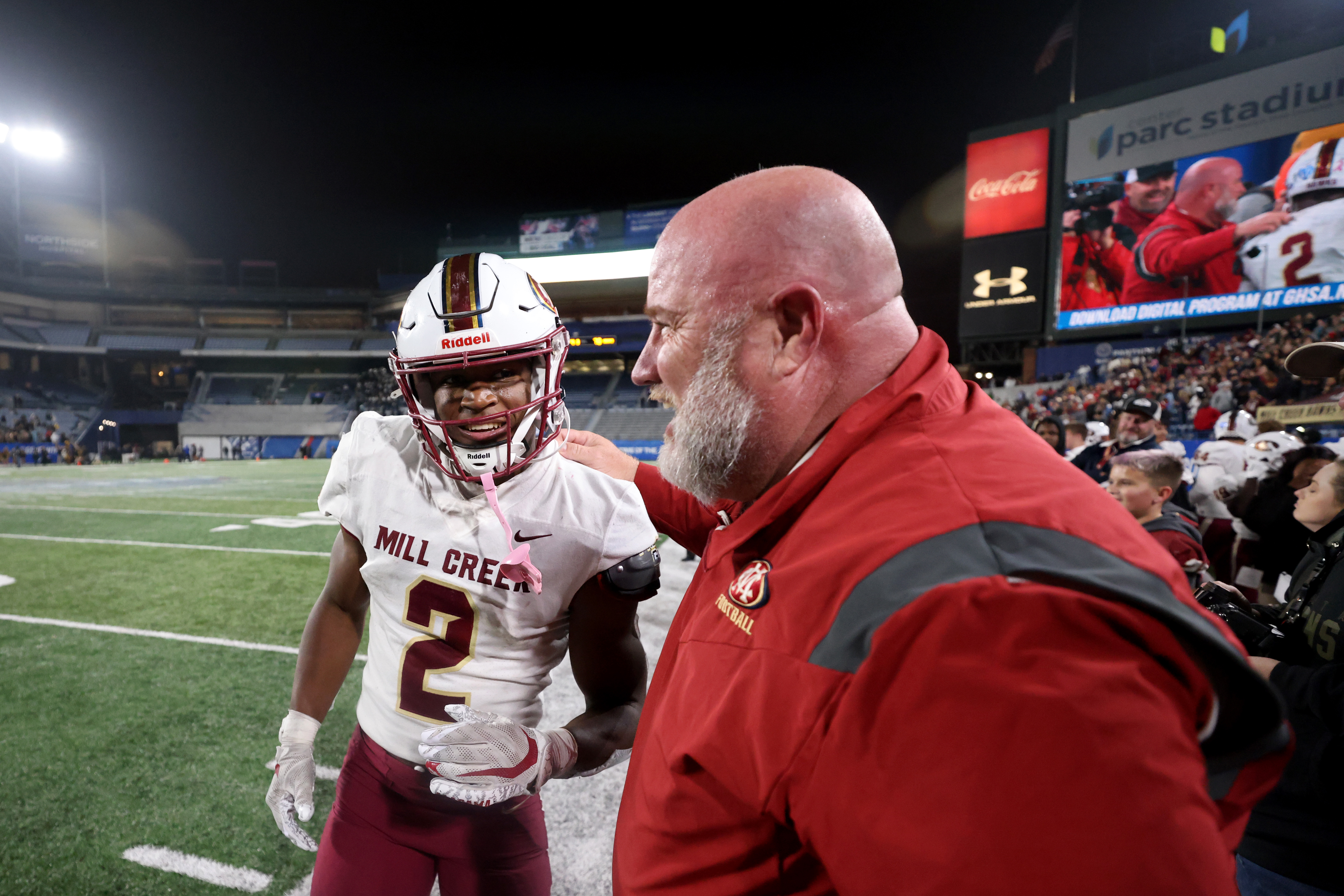 No. 18 Mill Creek routs No. 26 Carrollton for Georgia's 7A state high  school football title - High School Football America