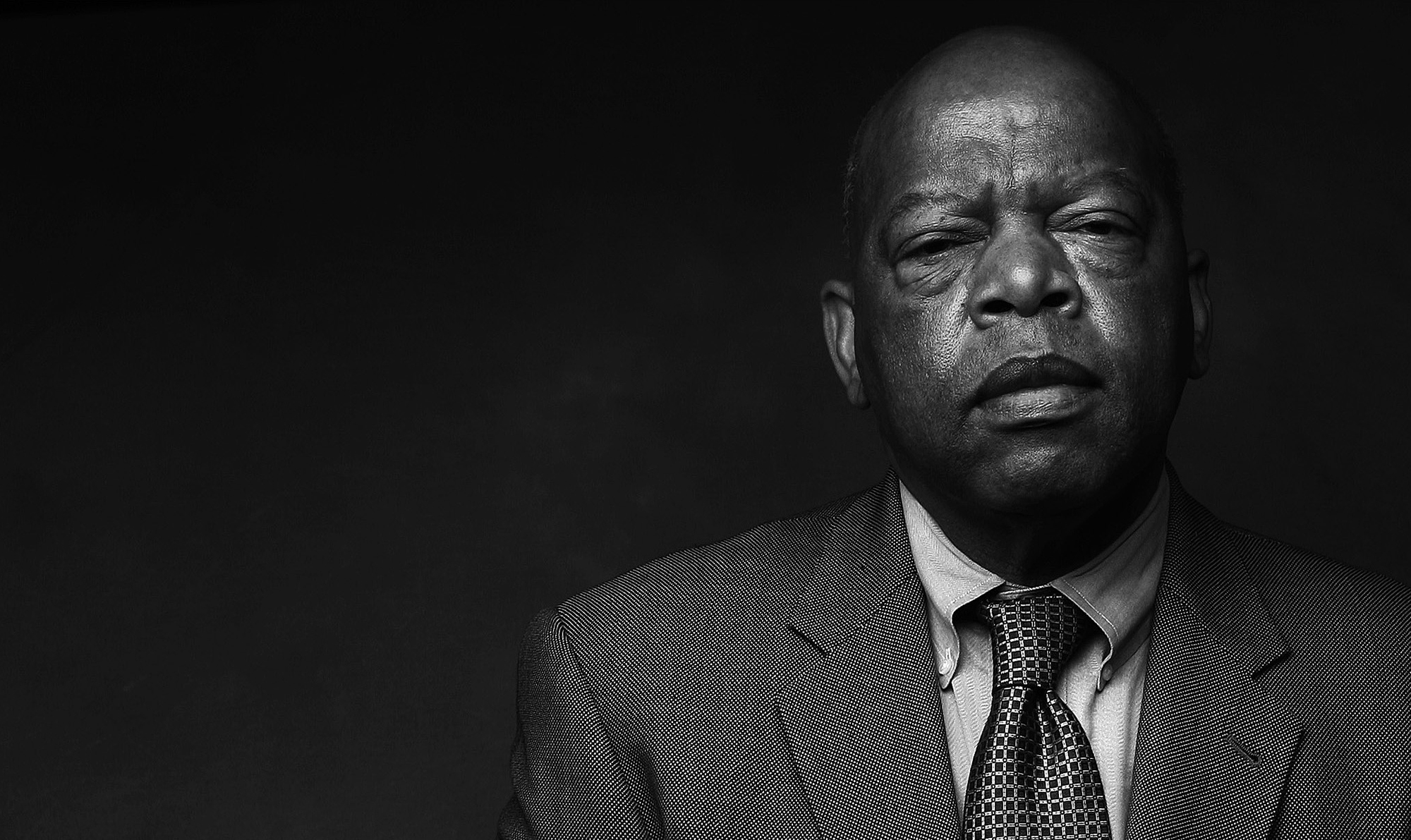 Rep. John Lewis sat for this portrait by the AJC in 2008. (Pouya Dianat / AJC file)