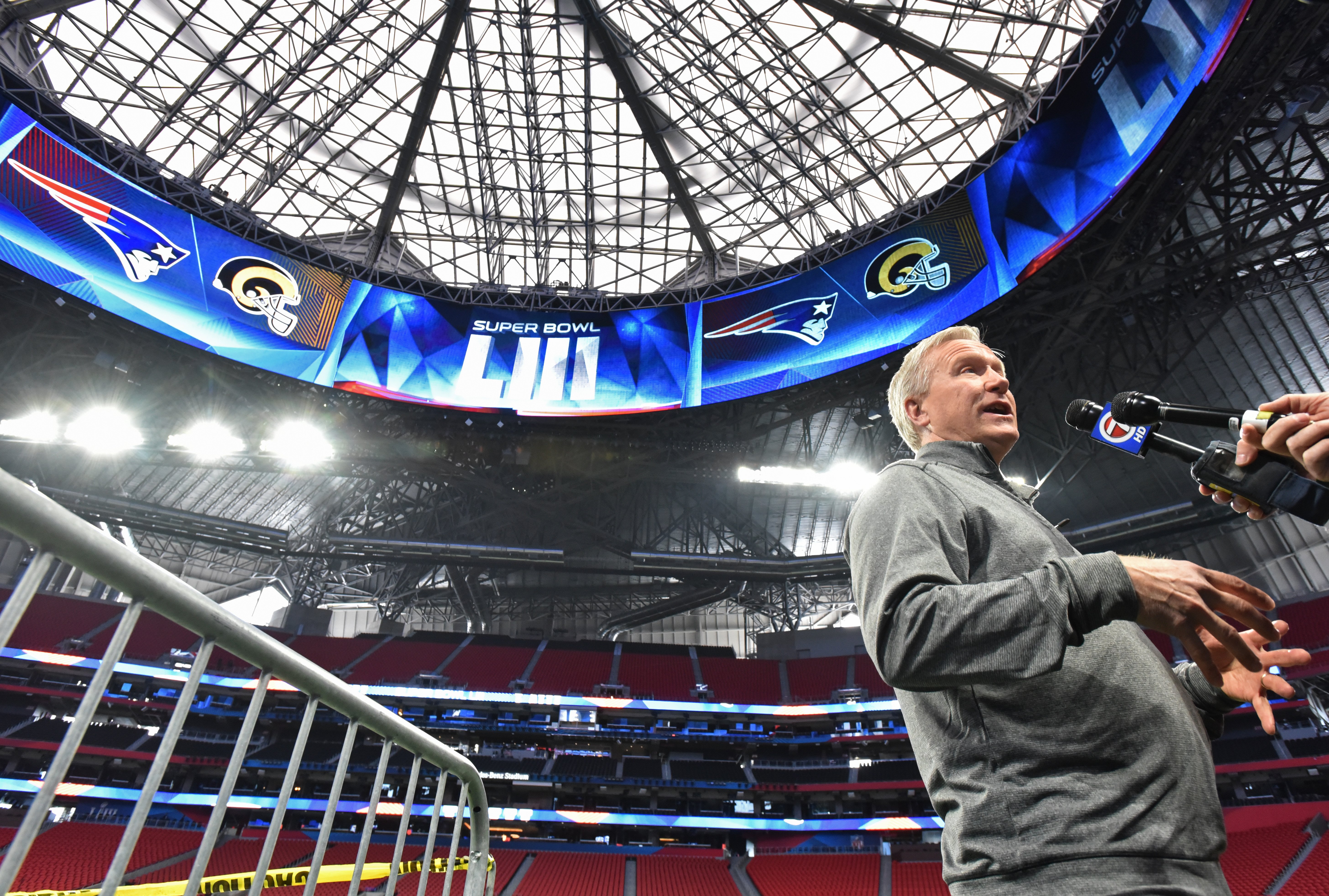 Mercedes-Benz Stadium Is Ready For Its Super Bowl Closeup