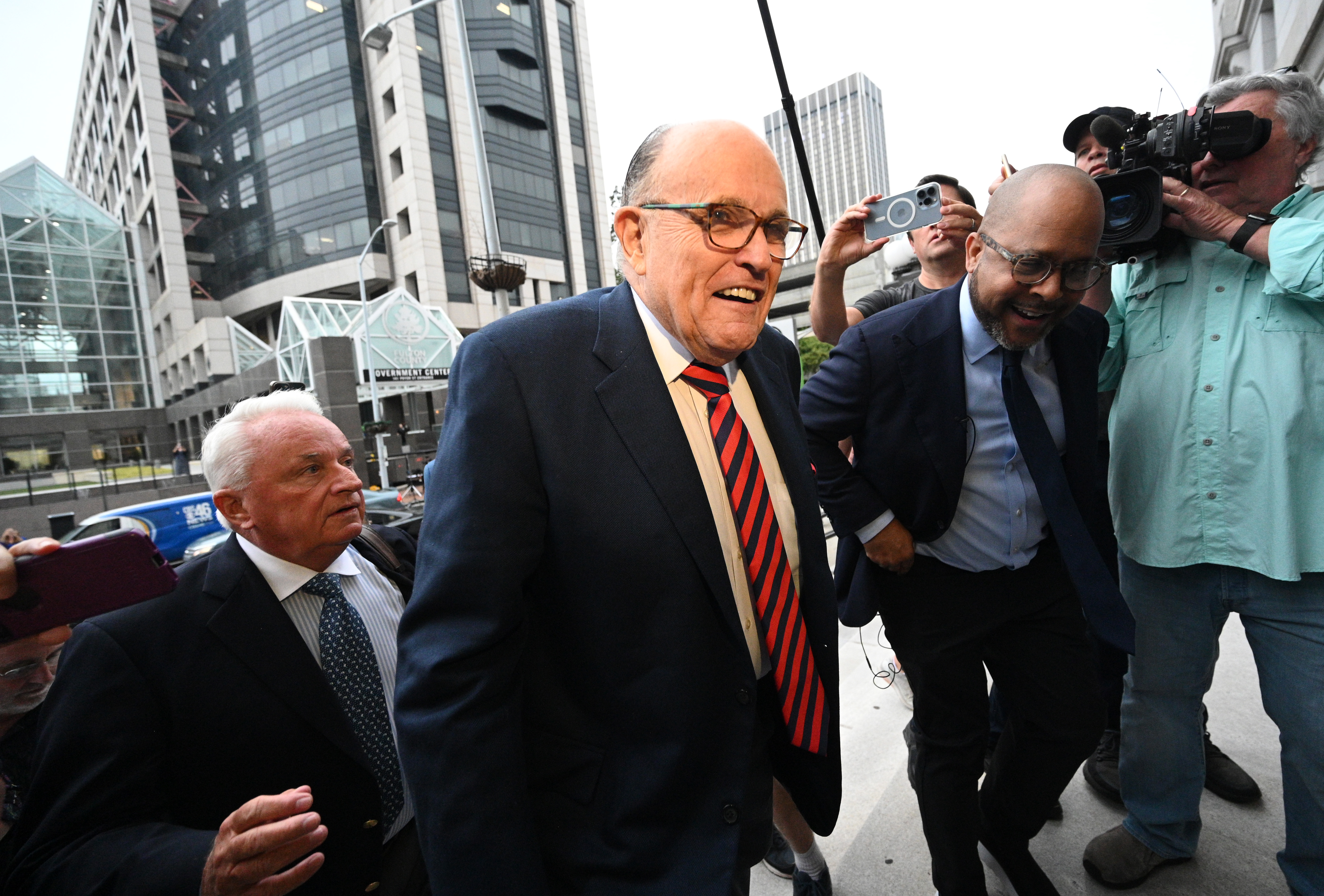 Giuliani, new target of Fulton probe, testifies before grand jury