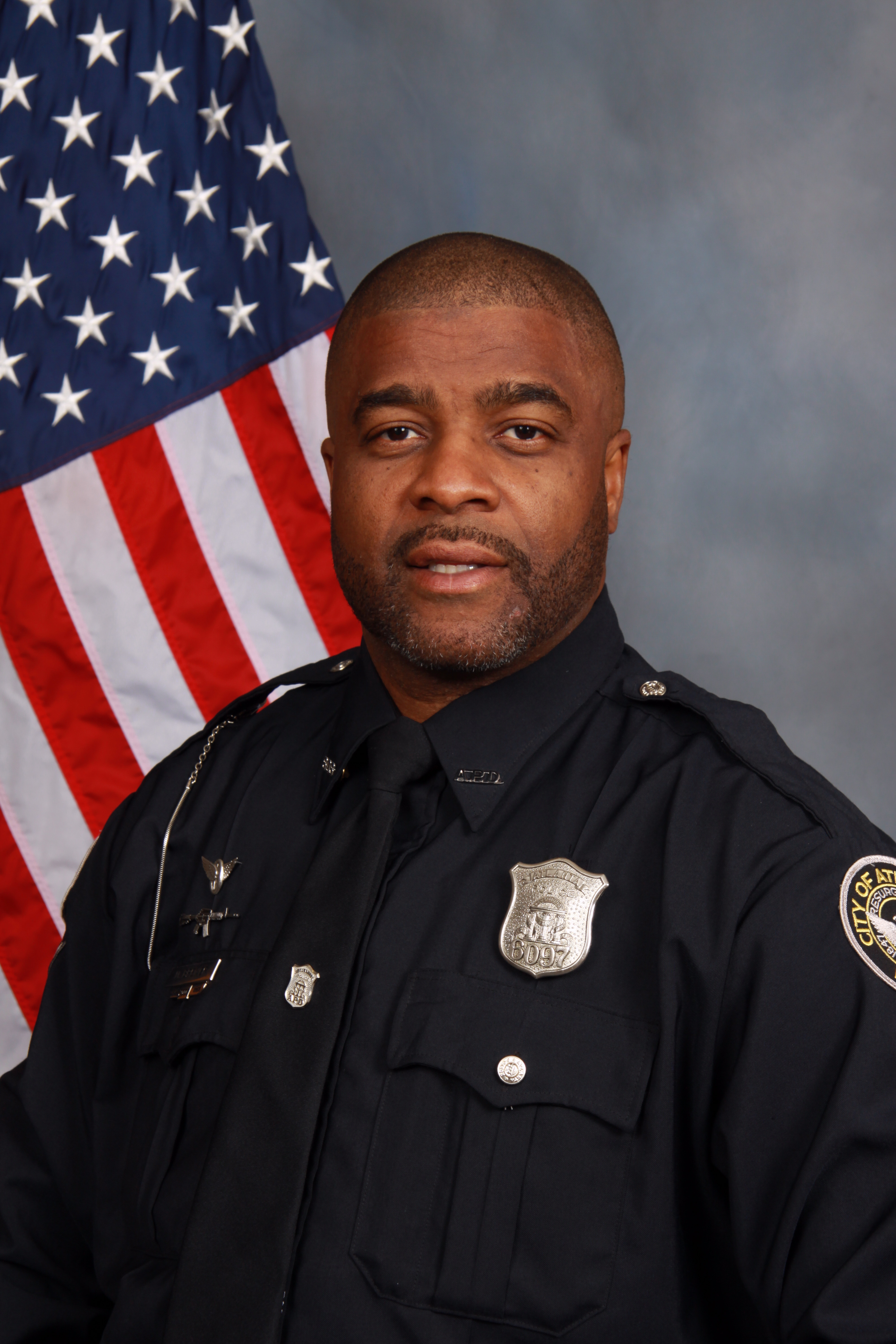 Officer Maximilian Brewer was recovering from surgery Sunday at Grady Memorial Hospital. (APD photo)