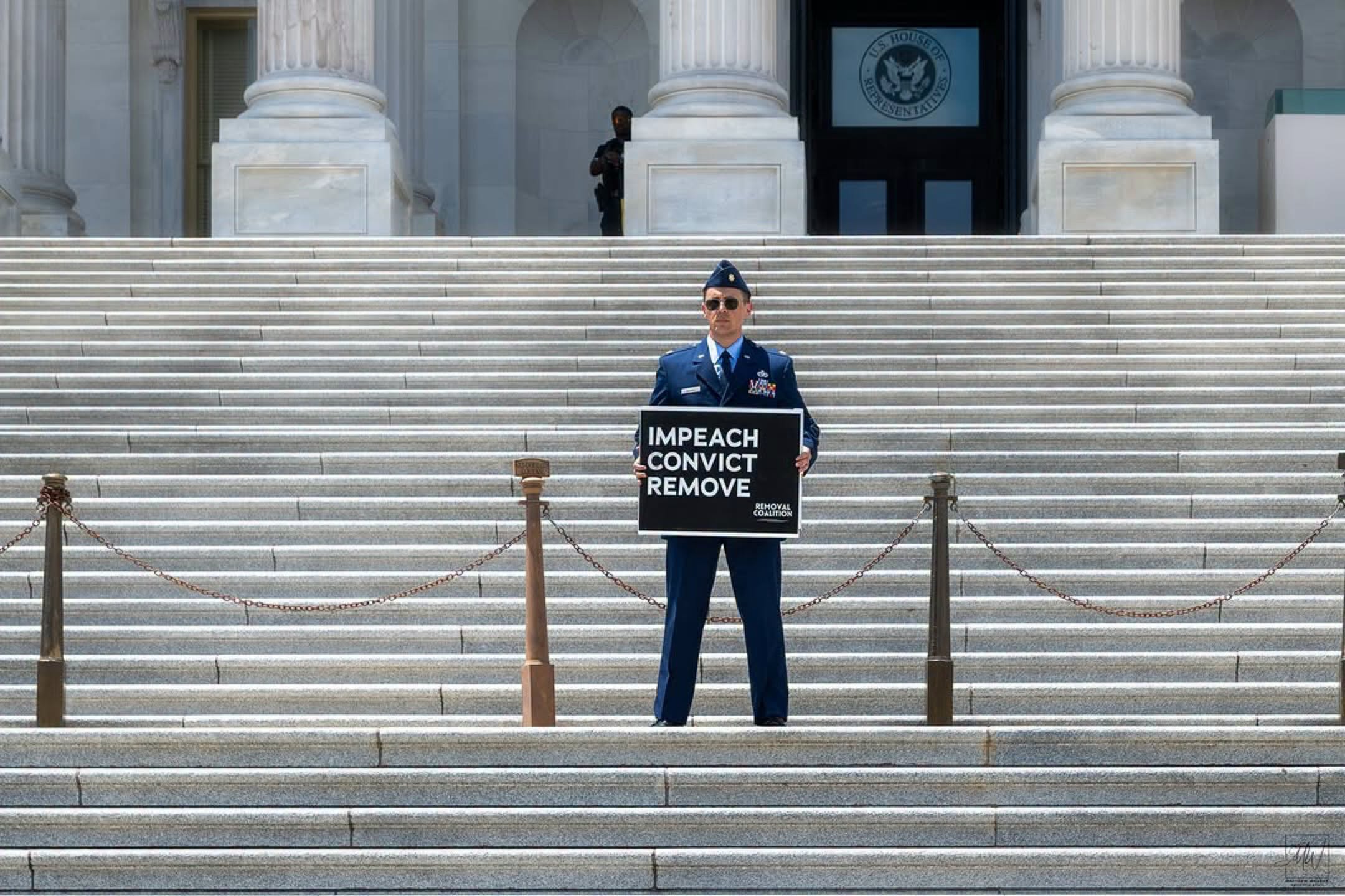 Air Force officer charged under UCMJ after calling for Trump and Vance impeachment