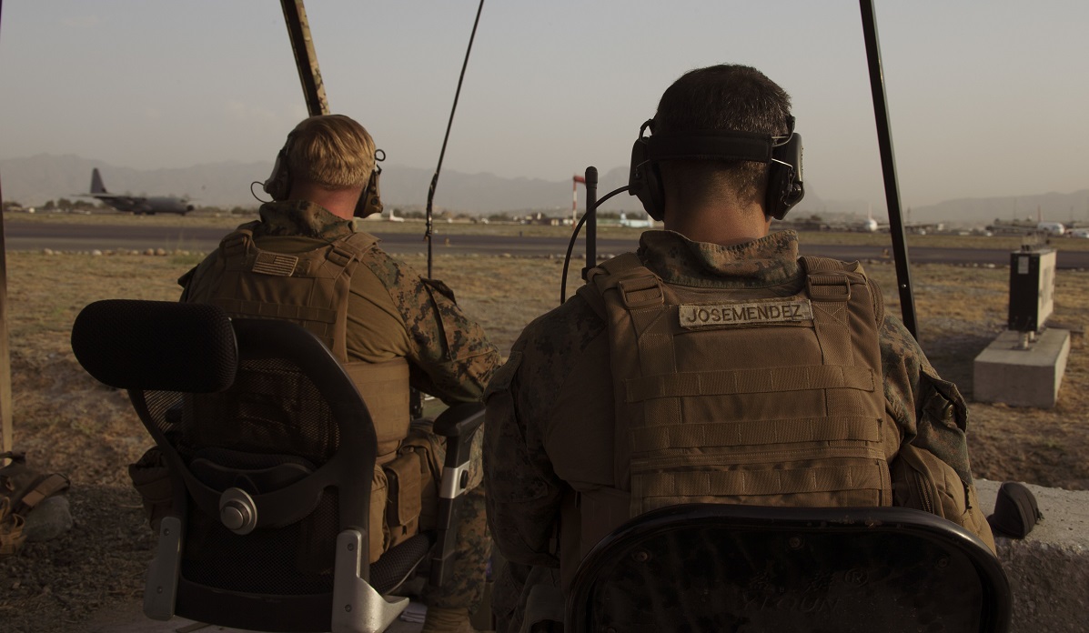 This Marine took reins of air traffic control during Kabul evacuation