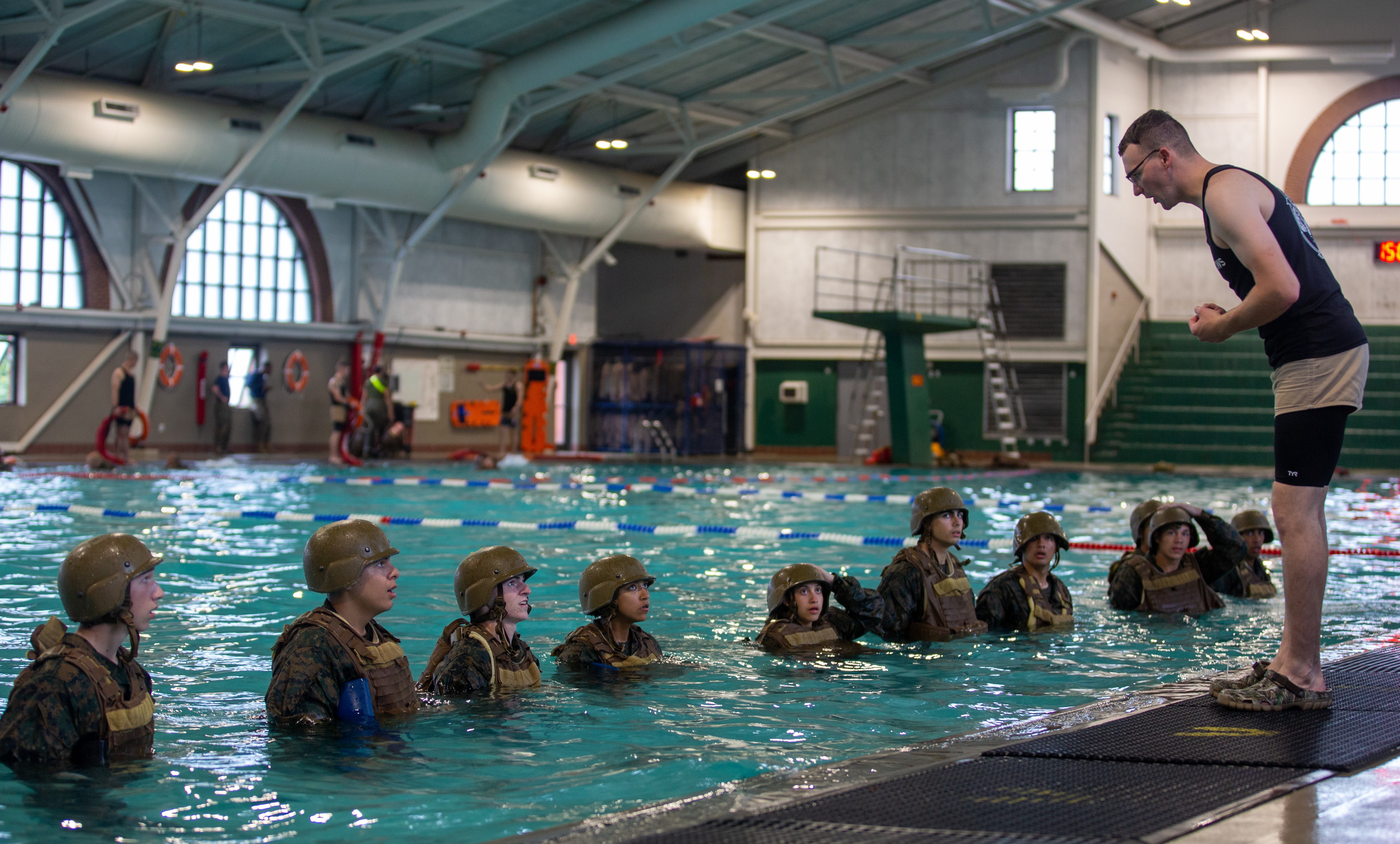 Military best sale swim workouts