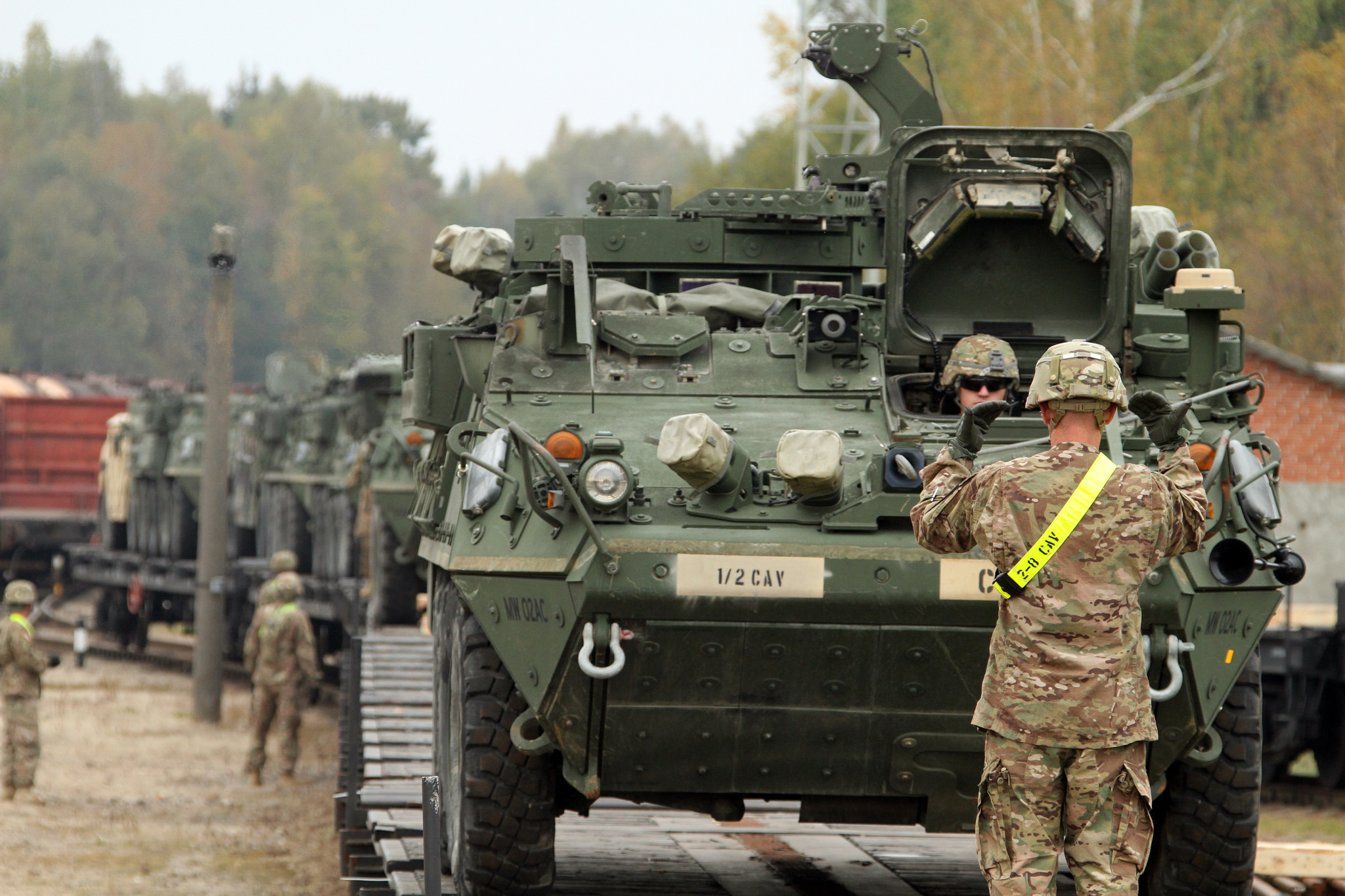U.S. Army Soldiers with 6th Squadron, 8th Cavalry Regiment