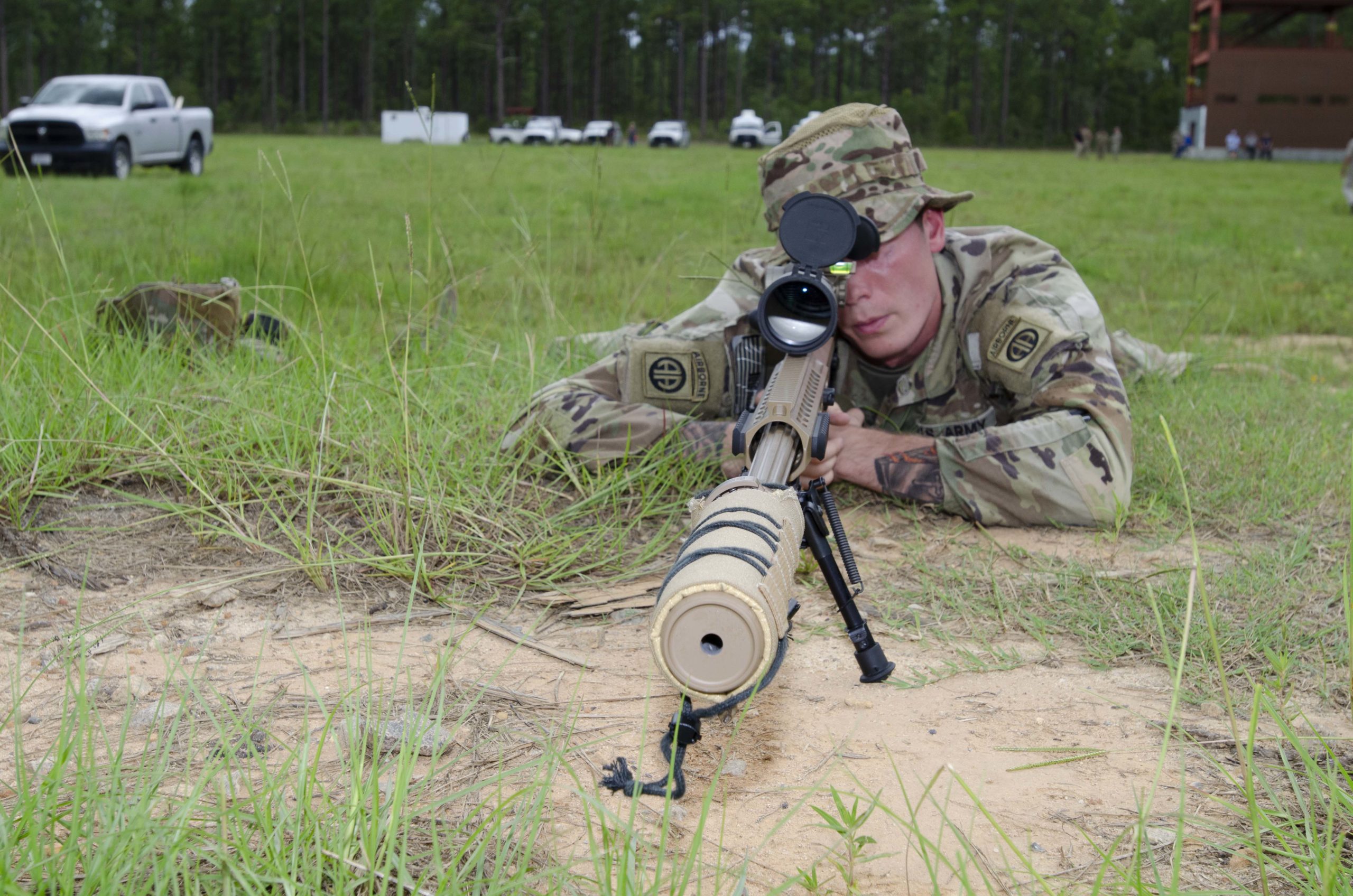 US Army sniper equipment.