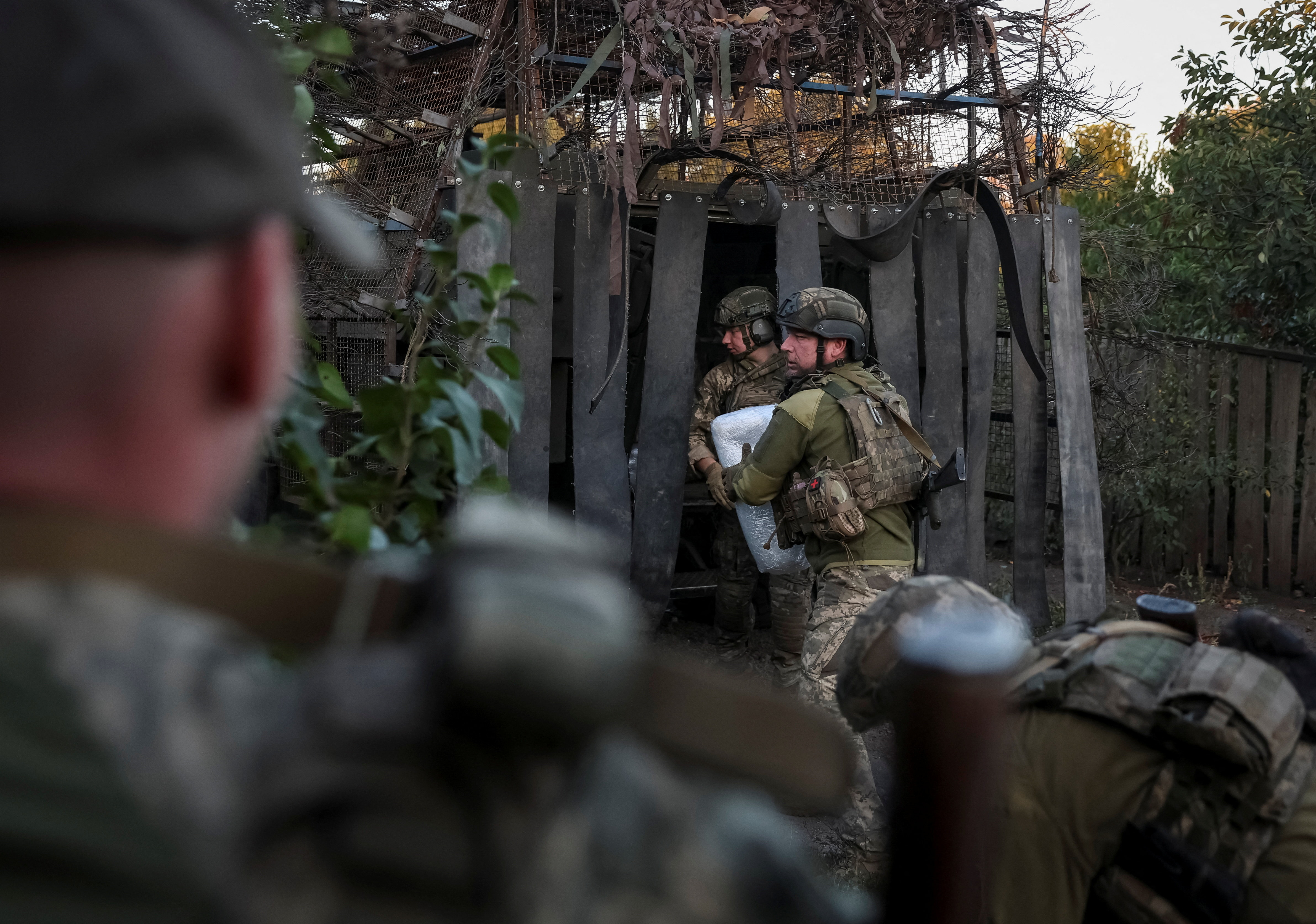 Ukraine launches offensive push in north of Donetsk region, senior commander says