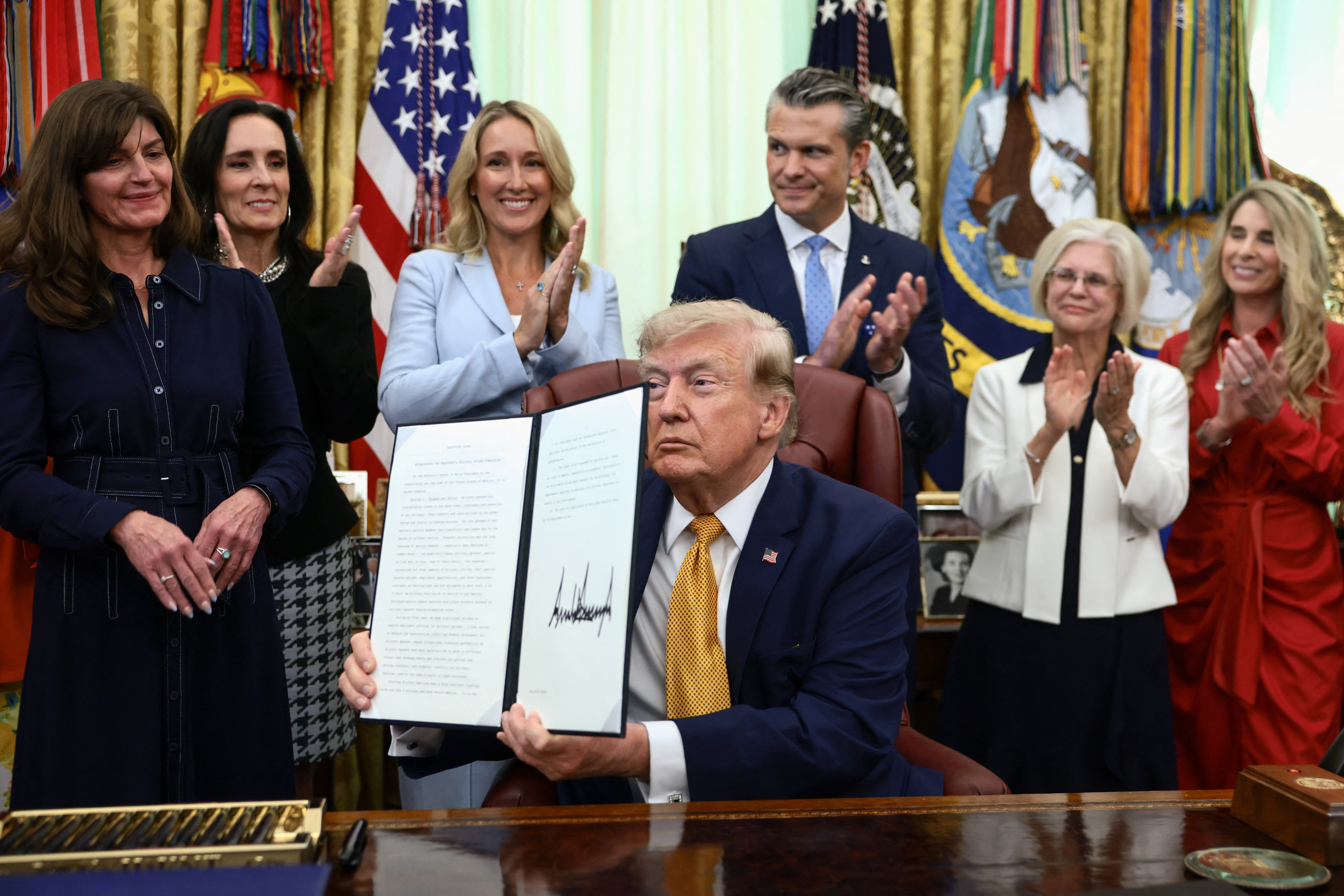 Trump signs executive order creating Military Spouse Commission chaired by Jennifer Hegseth
