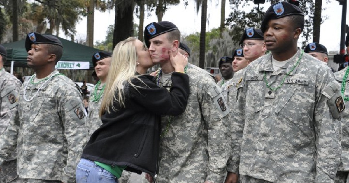 St. Patrick's Day the Army way, Article