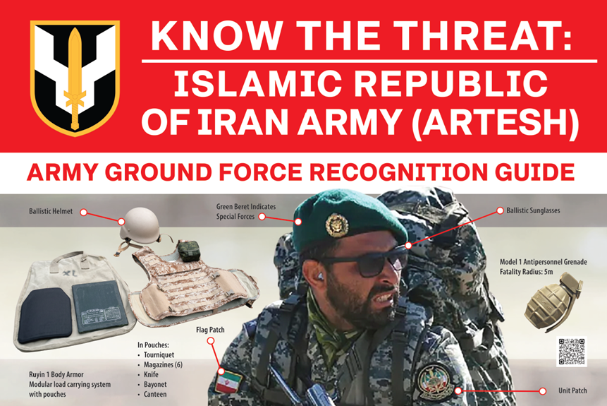 Official poster depicts the US Army’s newest threat: The Iranian soldier
