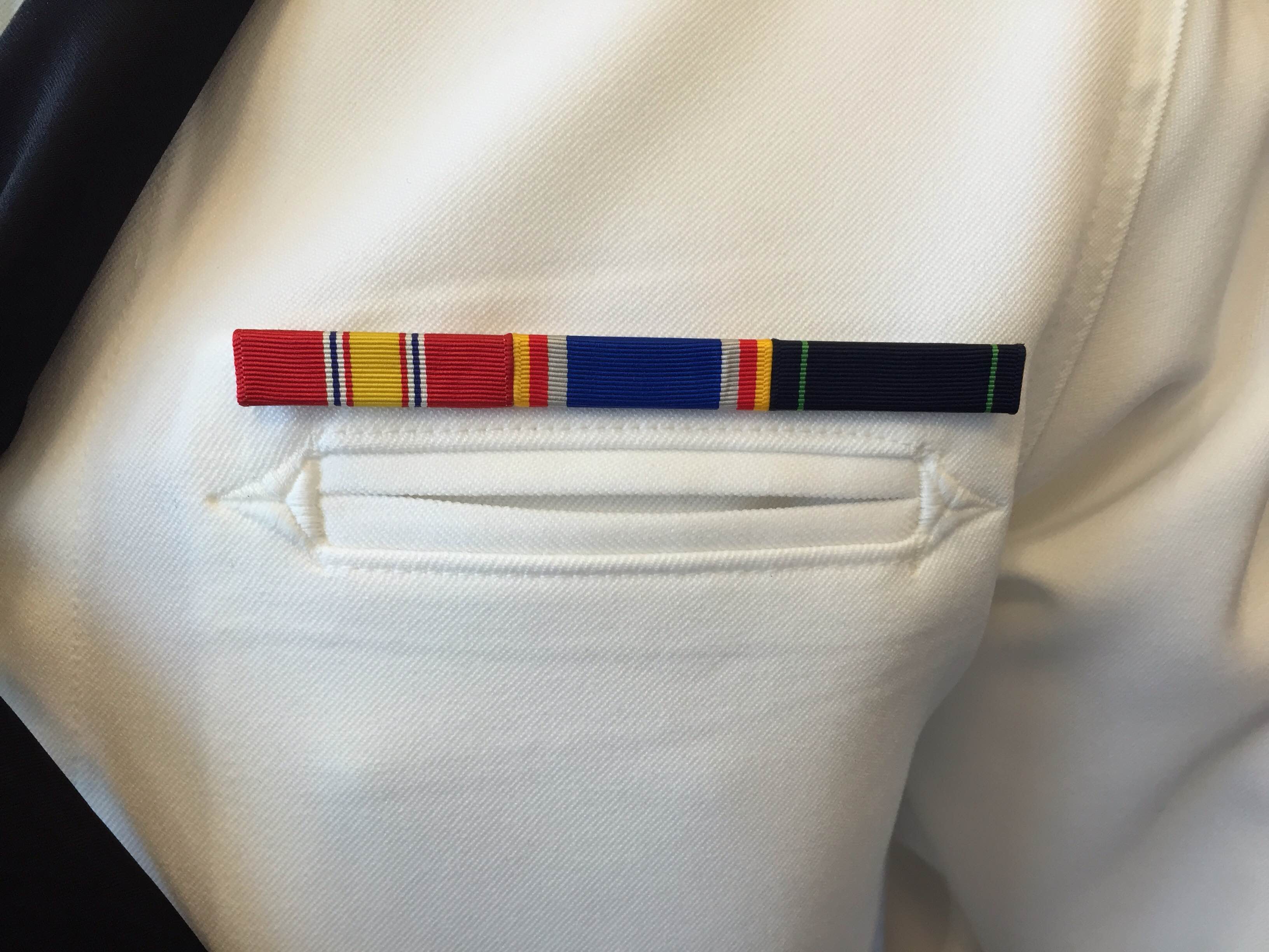 New ribbon unveiled for Navy boot camp's best