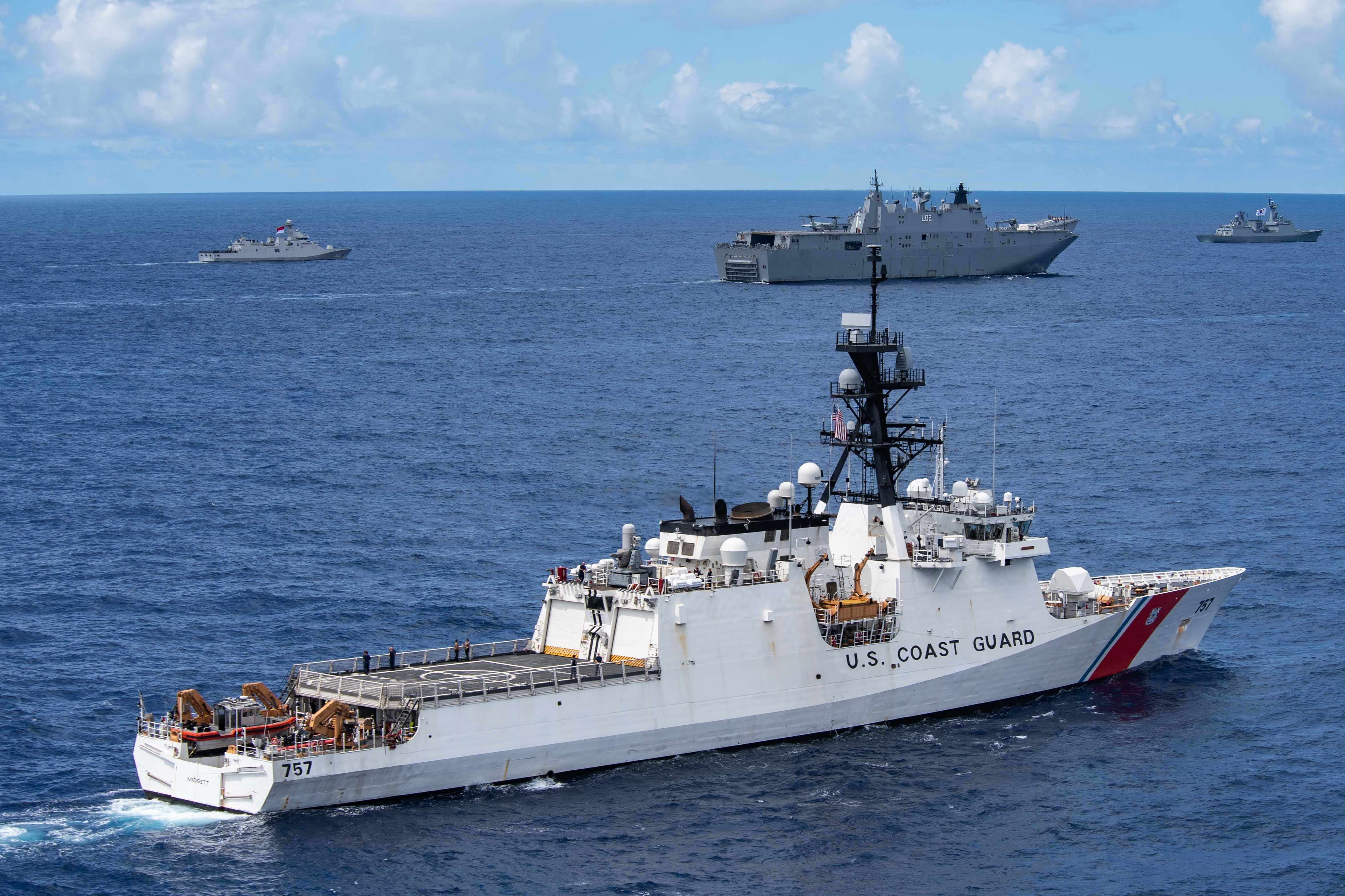US Coast Guard tests lethal capabilities RIMPAC