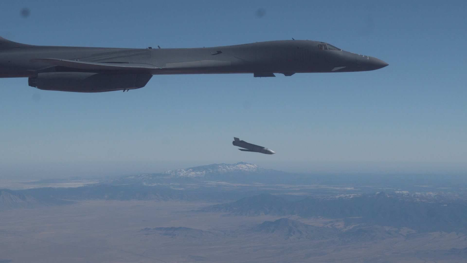 The B-1B launched a cruise missile Hypersonic could be next.