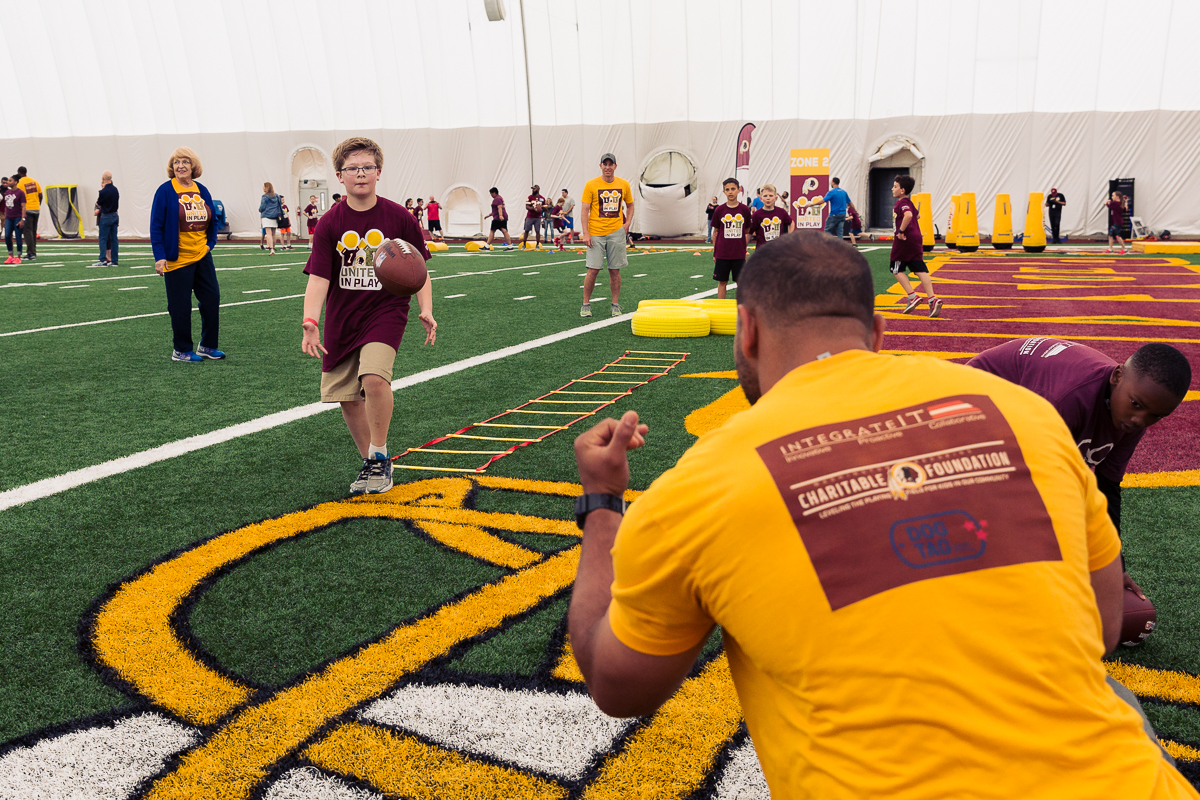 Redskins host United in Play on Armed Forces Day