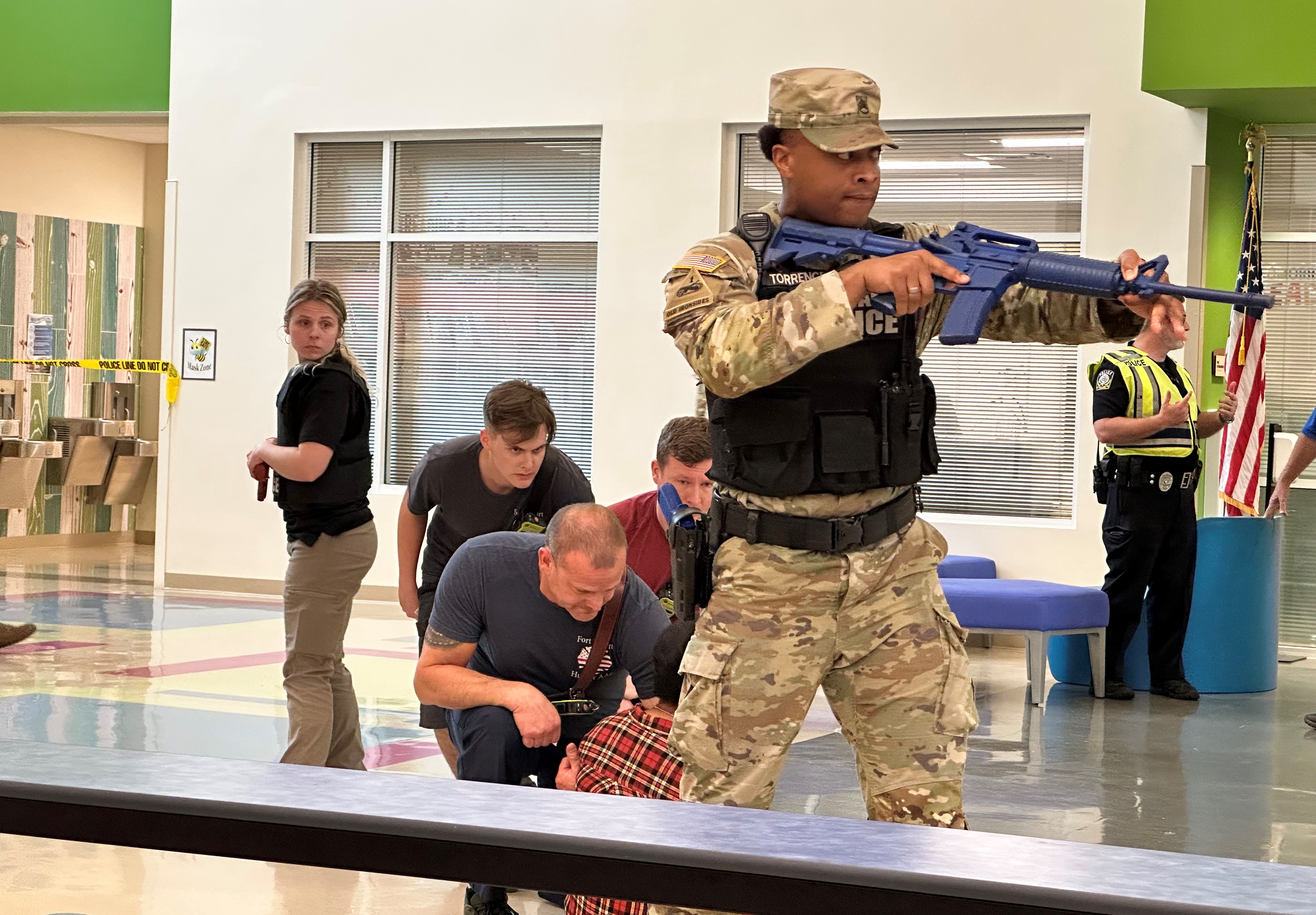 Fort Stewart holds active shooter exercise for local first responders