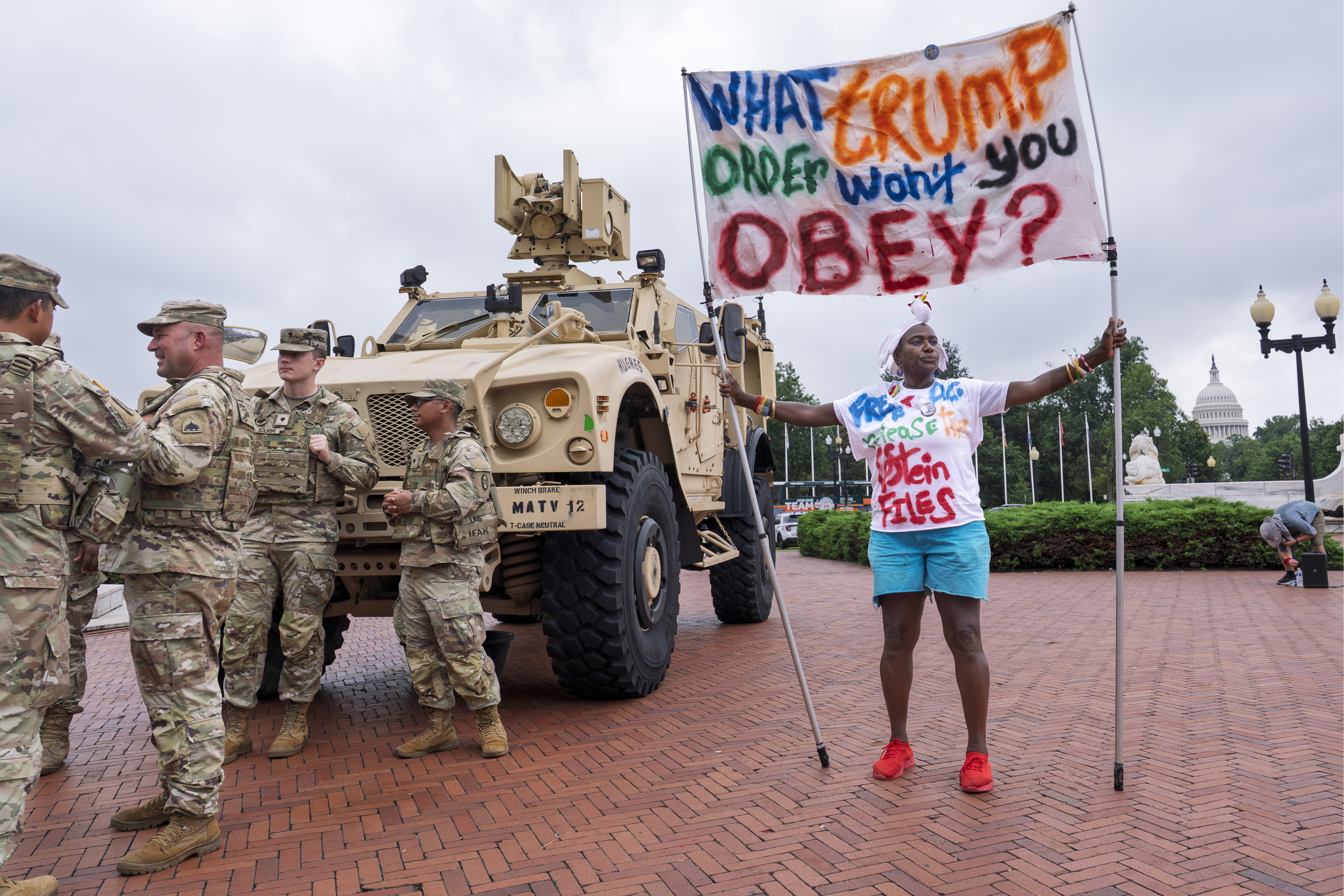 Trump plans to patrol DC with National Guard on Thursday