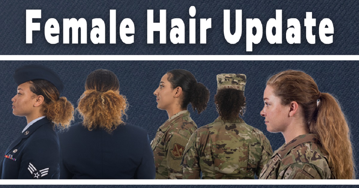 Curlier, thicker ponytails and braids to be allowed under latest Air Force  grooming regs