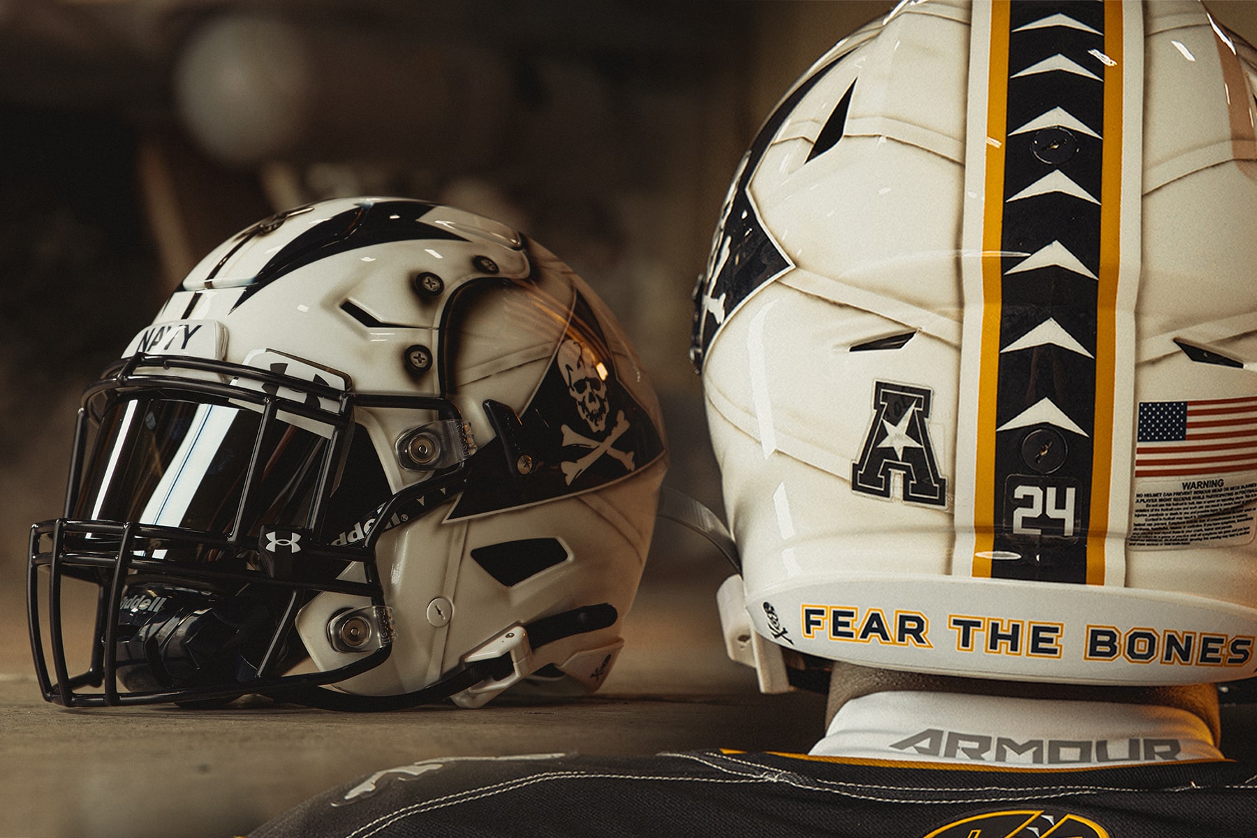 Navy 'Fear the Bones' uniform nods to Jolly Rogers in Army-Navy game