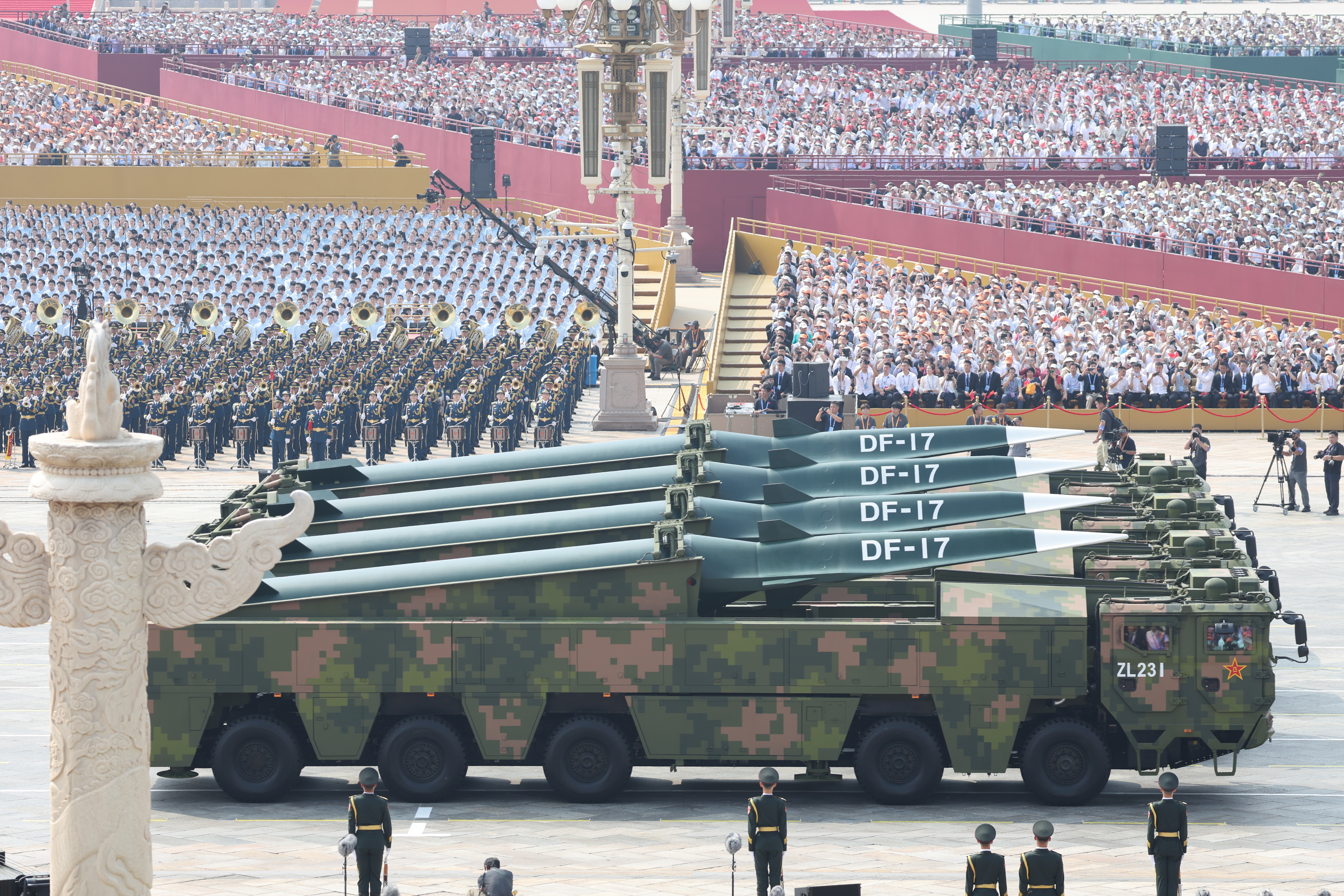 China Displays DF-17 Missile on State Television