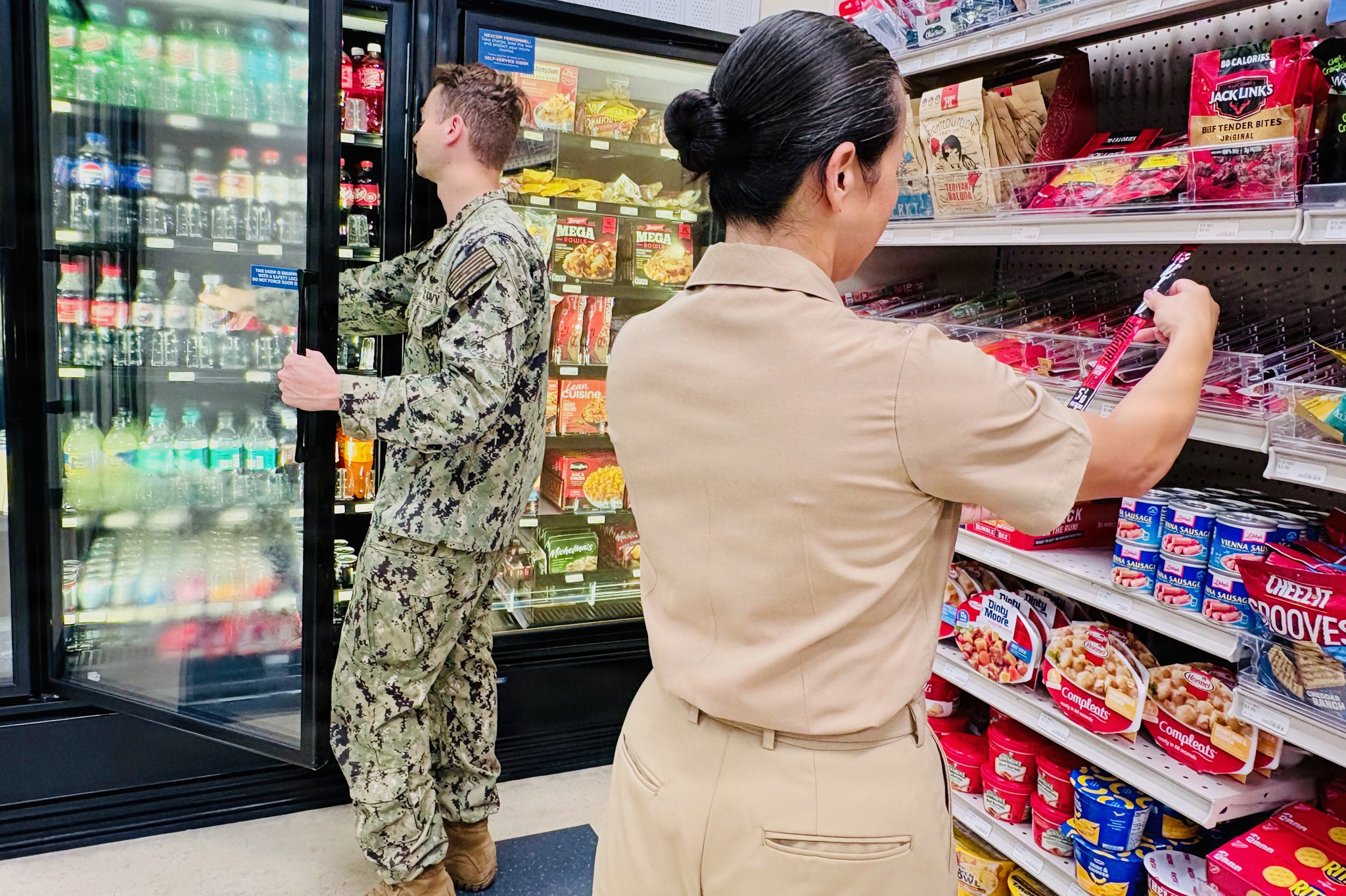 Female sailors can now buy Service Khaki slacks with added back pockets