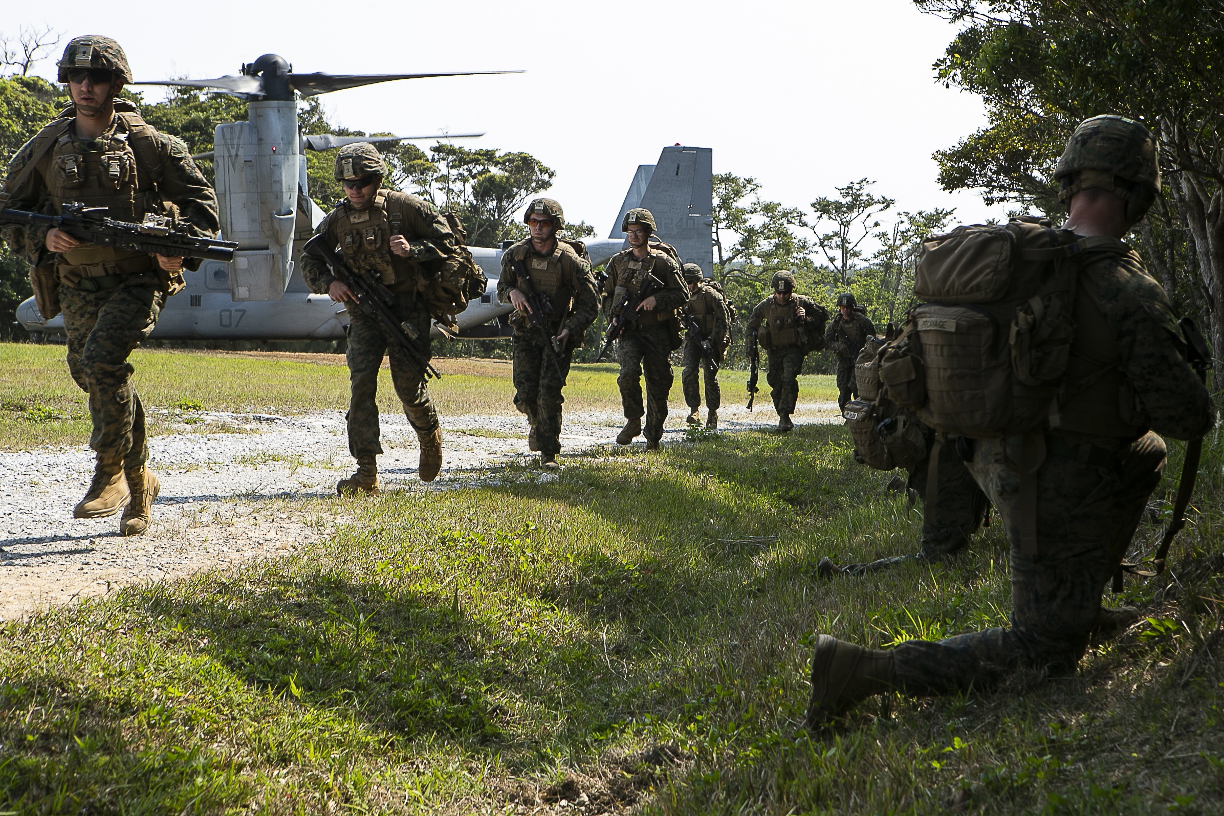 Marines seize an airfield and small island while testing tactics