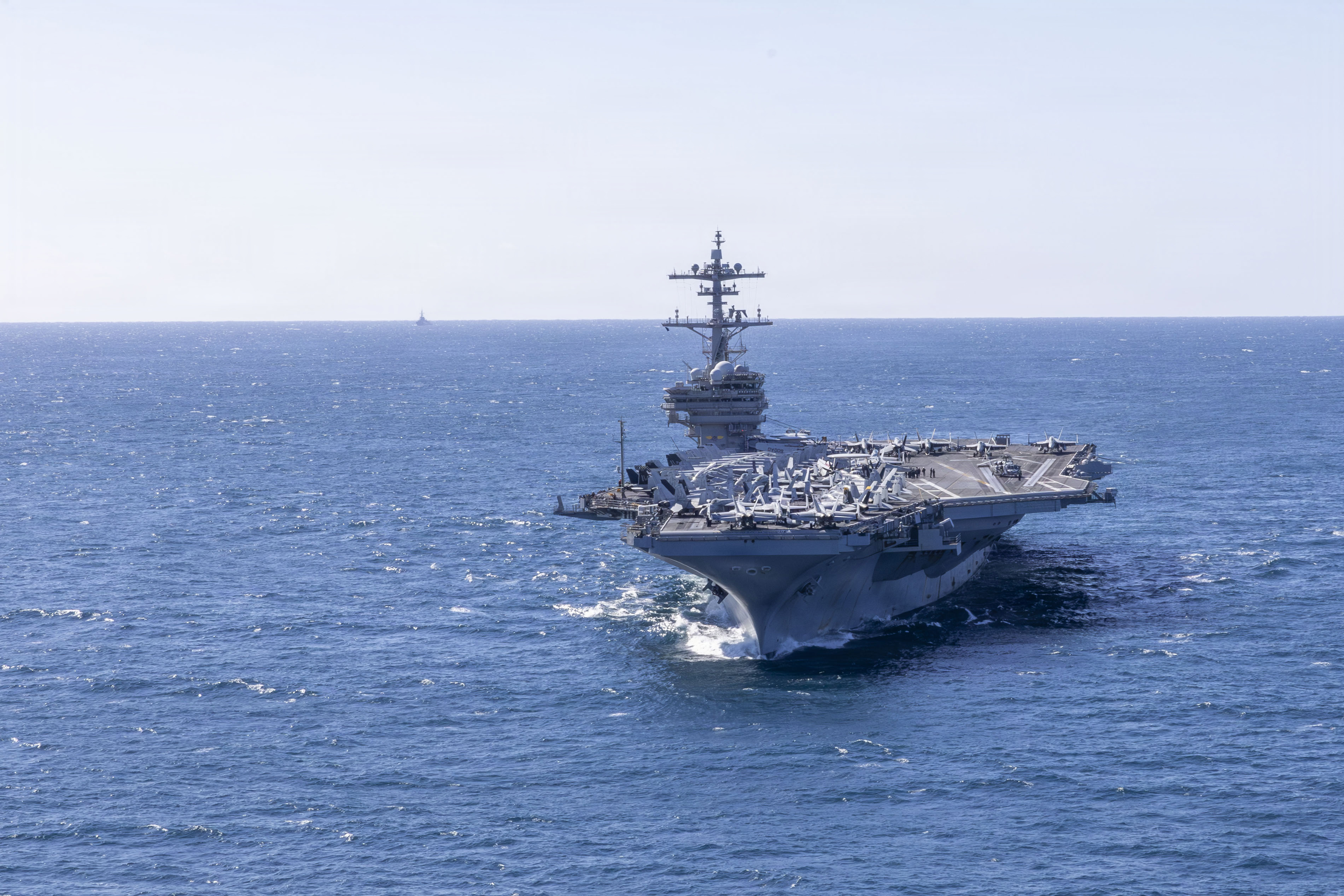 USS George H.W. Bush Conducts Pre-Deployment Exercise, Signals Potential Naval Escalation