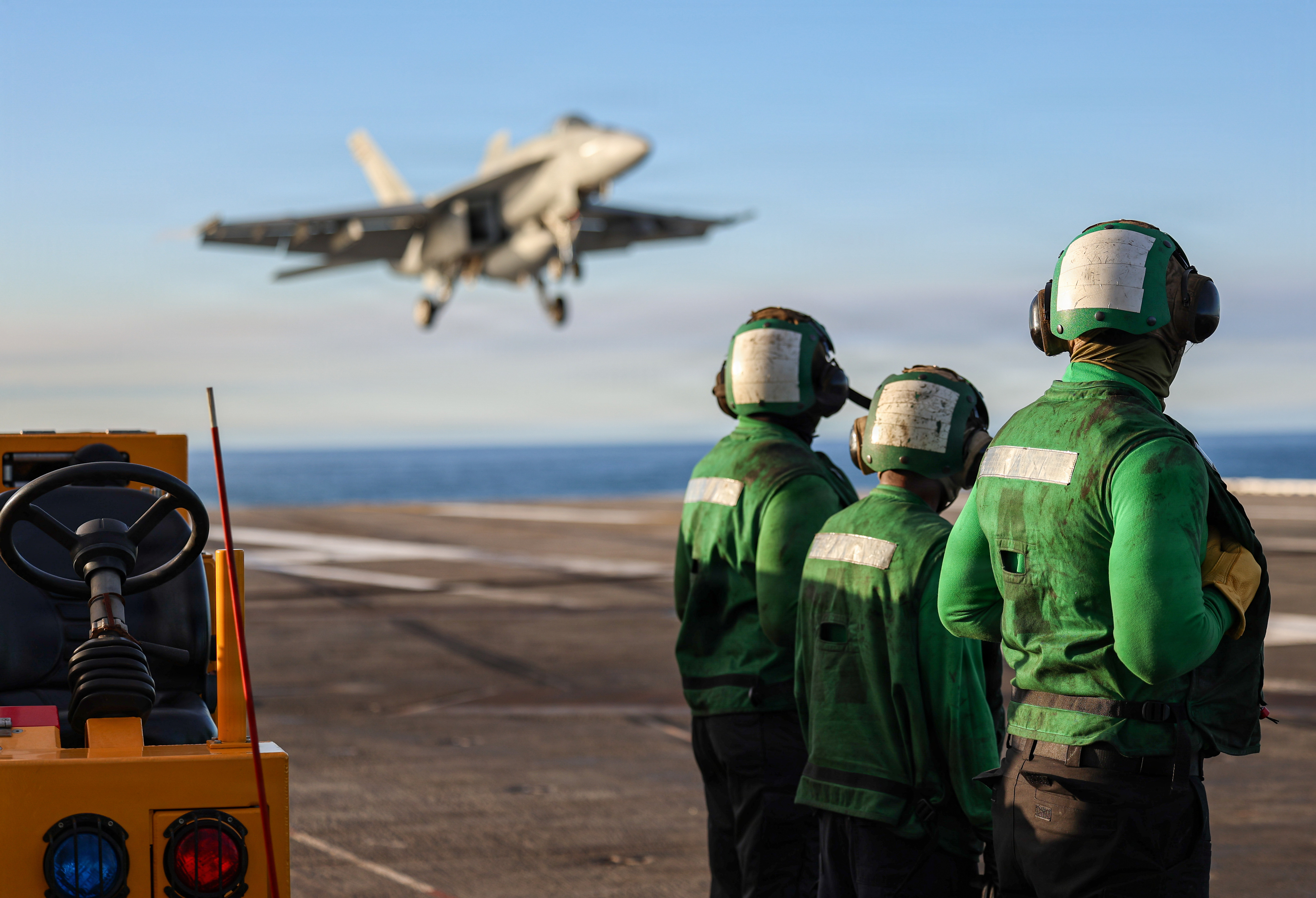 USS Dwight D. Eisenhower returns to port after aircraft mishap