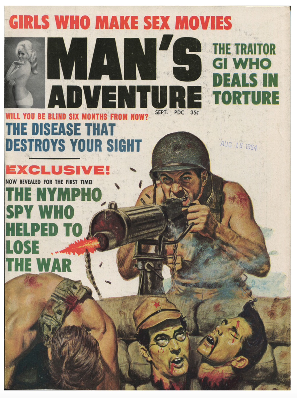 War, heroism and sex: Pulp magazines & the messages they perpetuated