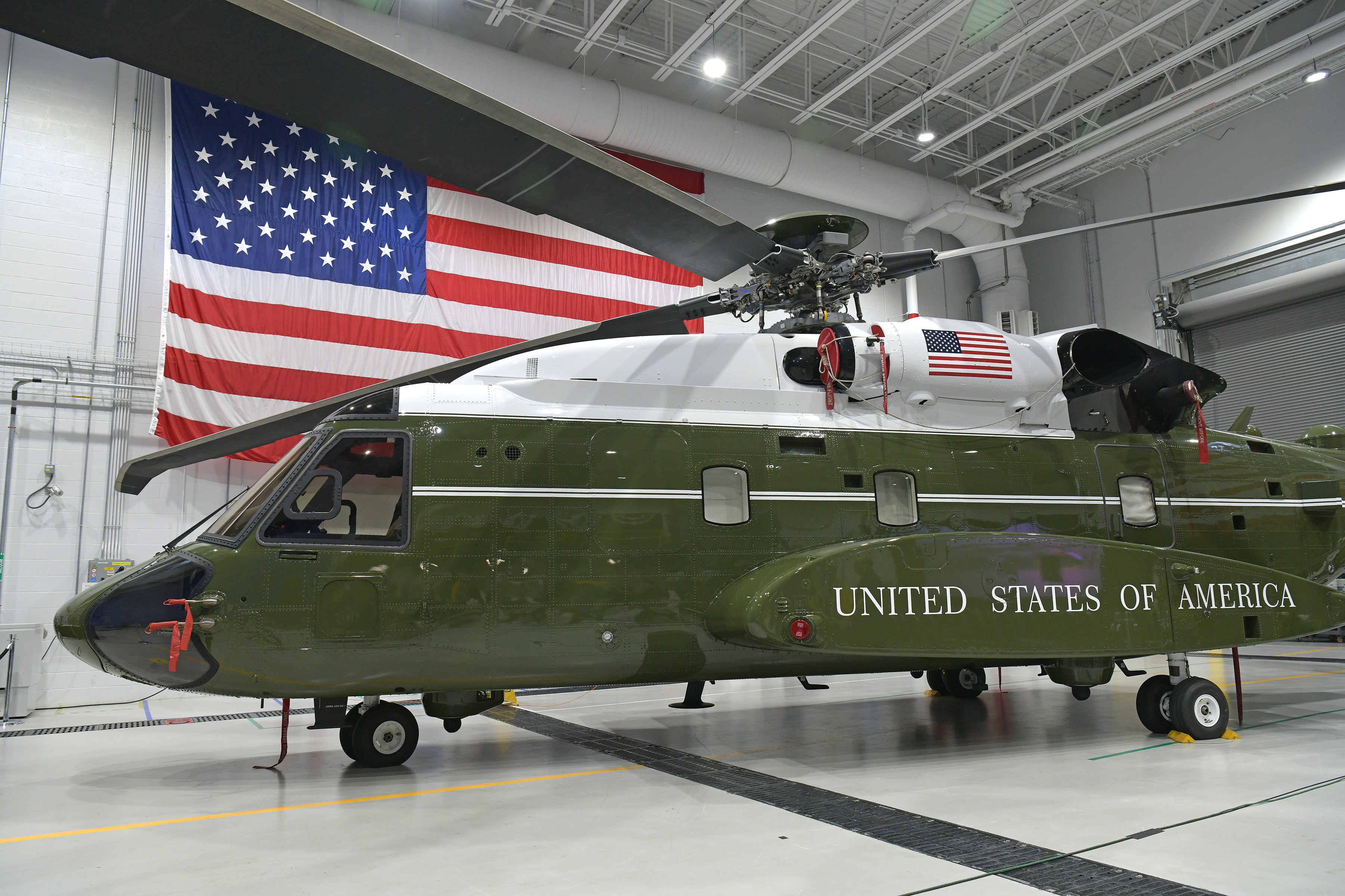 Biden takes first ride in new Marine One as Sikorsky wraps