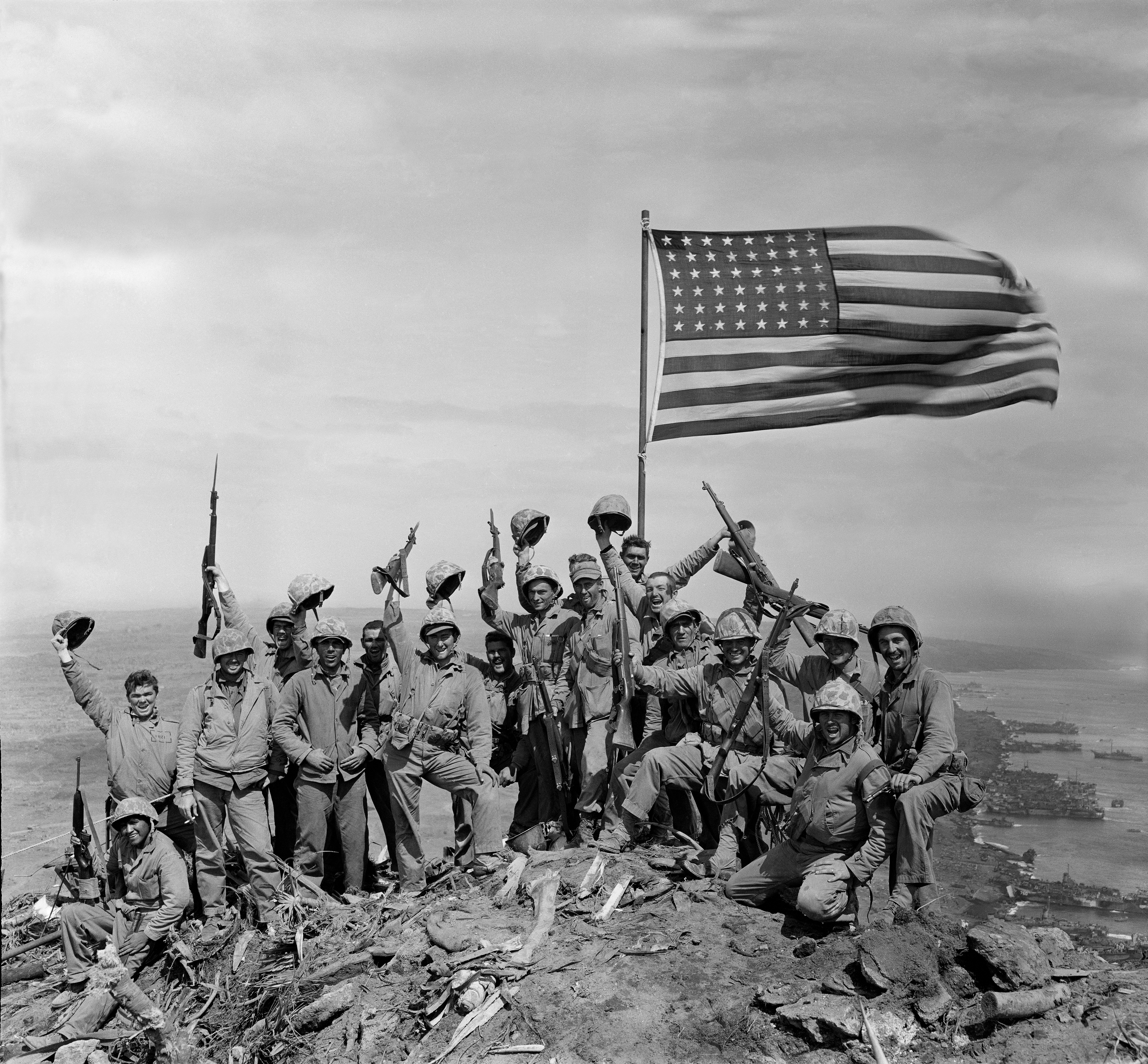 Iwo Jima: The story behind Alan Wood and the famous flag on