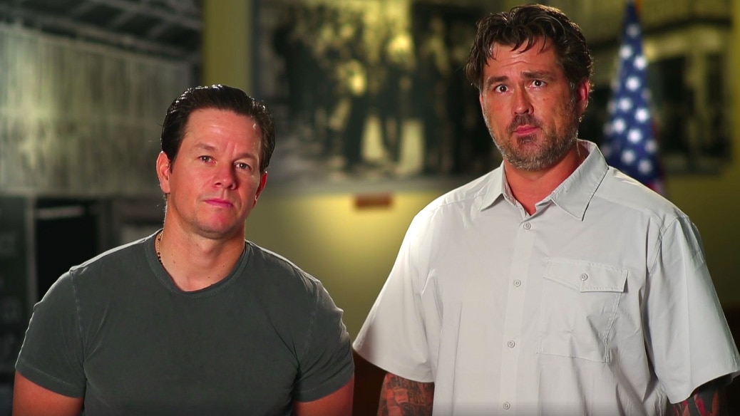 Lone Survivor' duo Luttrell, Wahlberg spread word on veterans