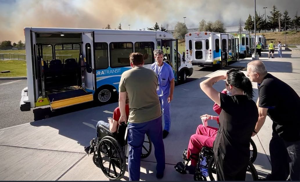VA medical center and clinics in Spokane evacuated due to wildfire