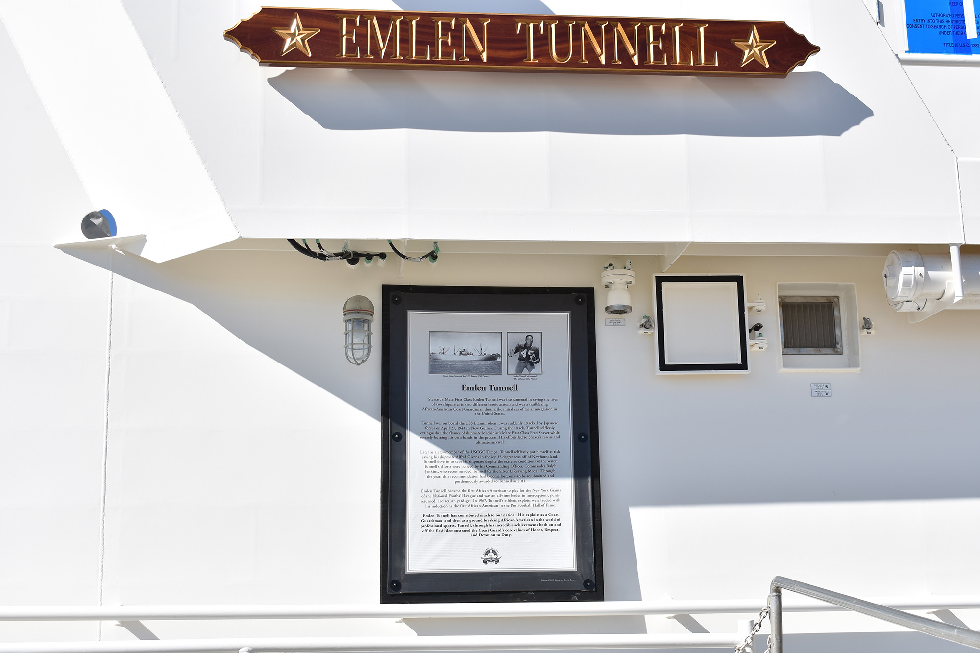 Coast Guard to honor Hawkeye football great Emlen Tunnell for his bravery  in WWII - Little Village