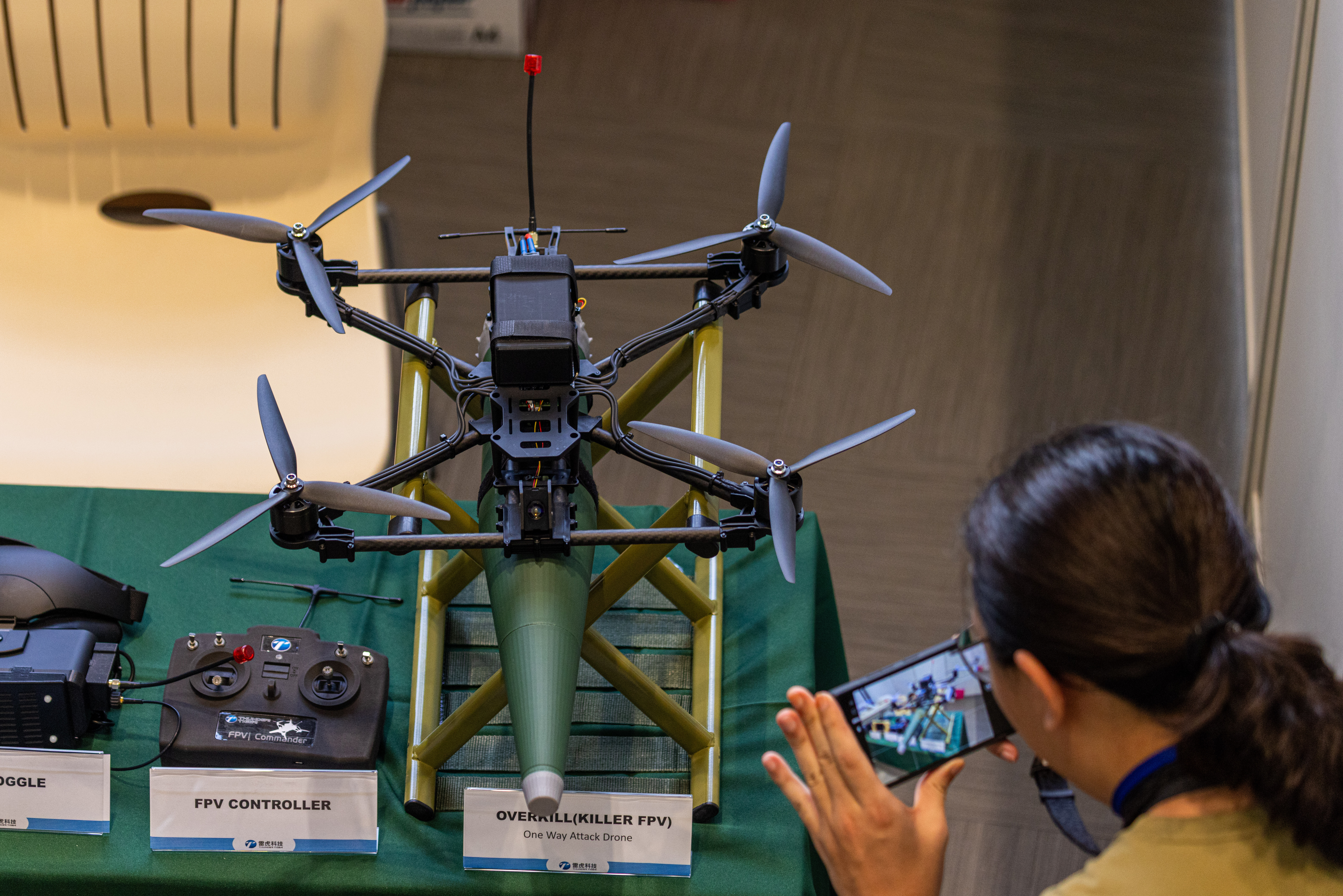 The US usually sells weapons to Taiwan – with dron
