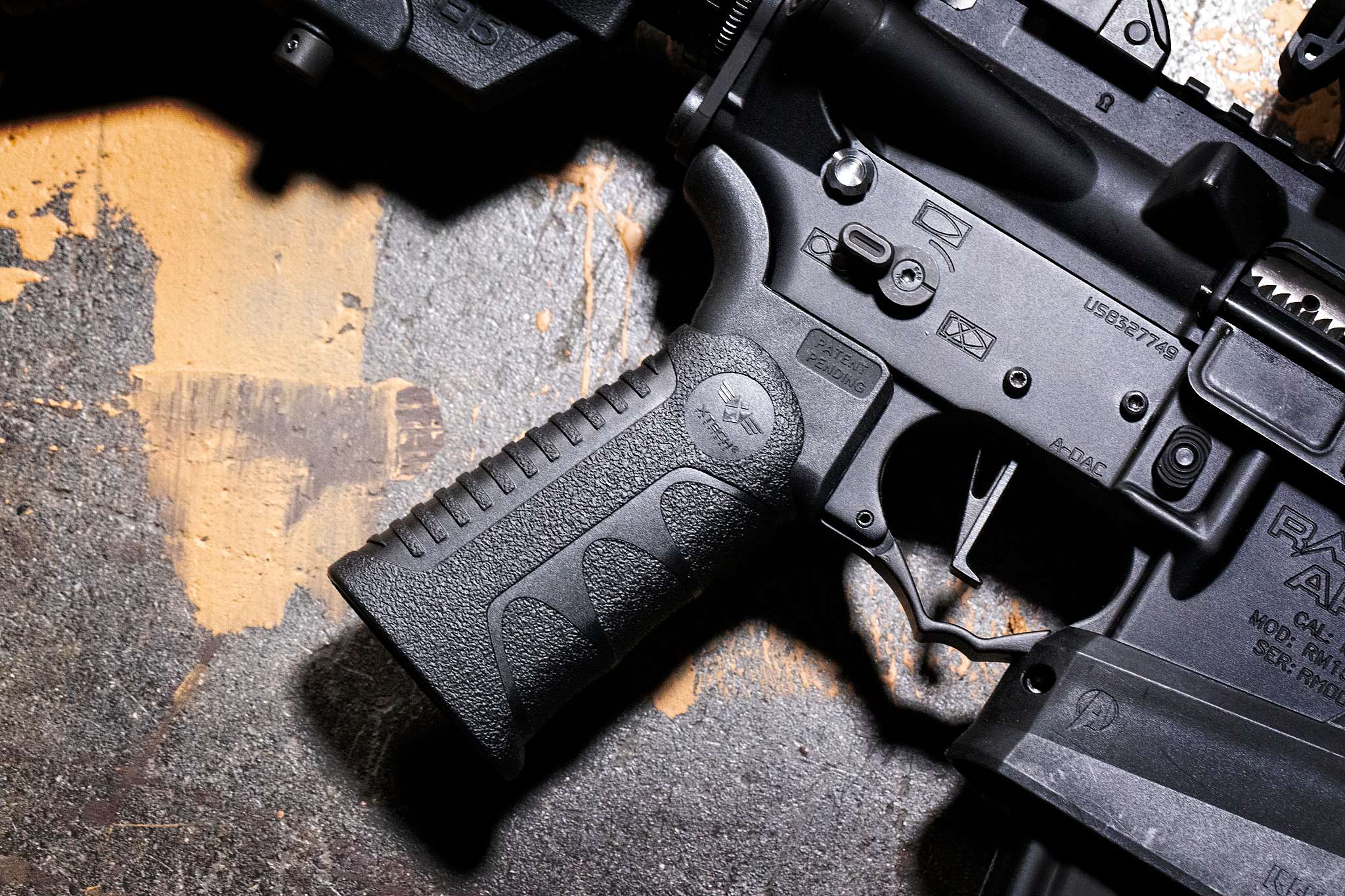 Heavy Texture ATG™ Black AR15 Adjustable Tactical Grip