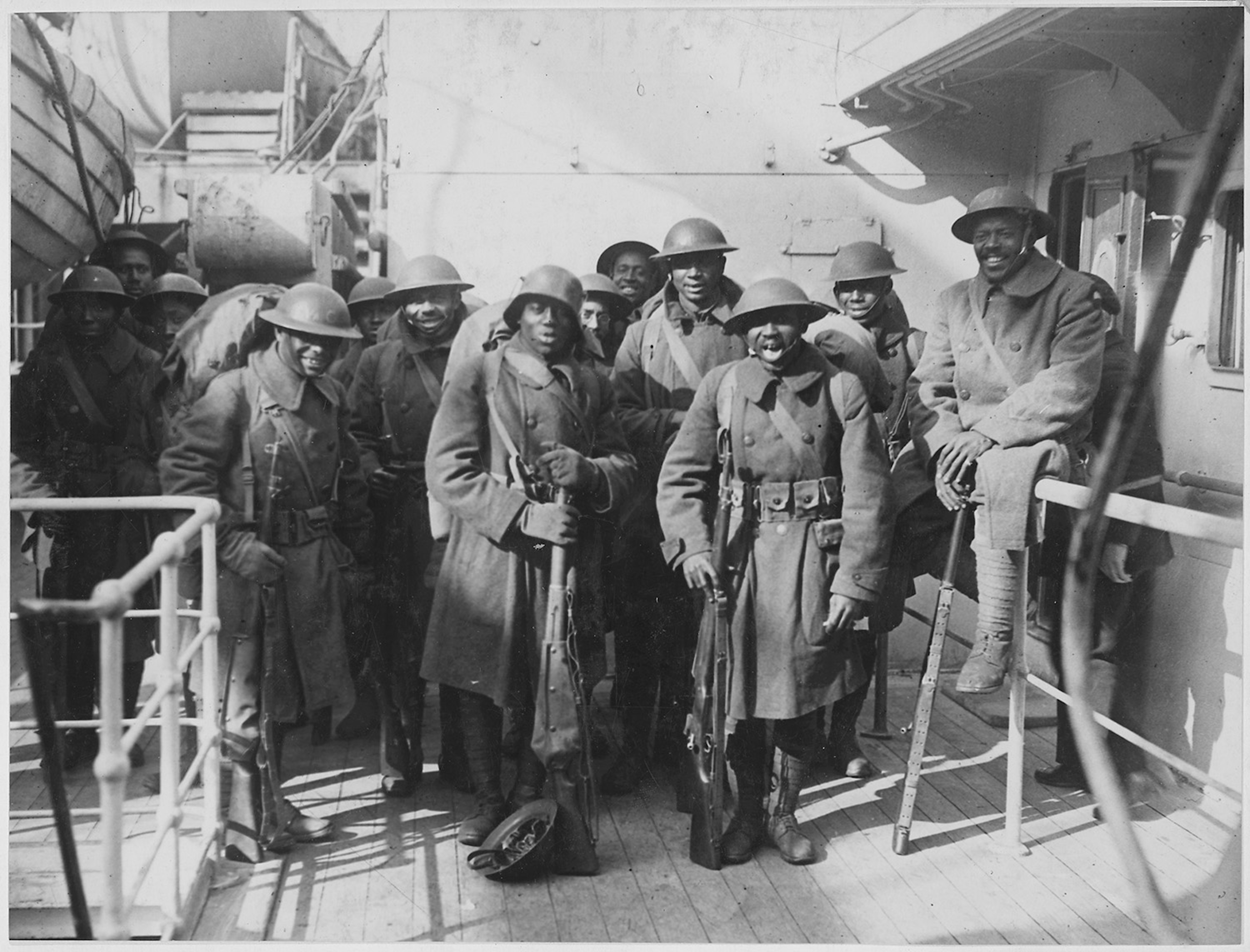 For this Black World War I regiment, battle was on 2 fronts