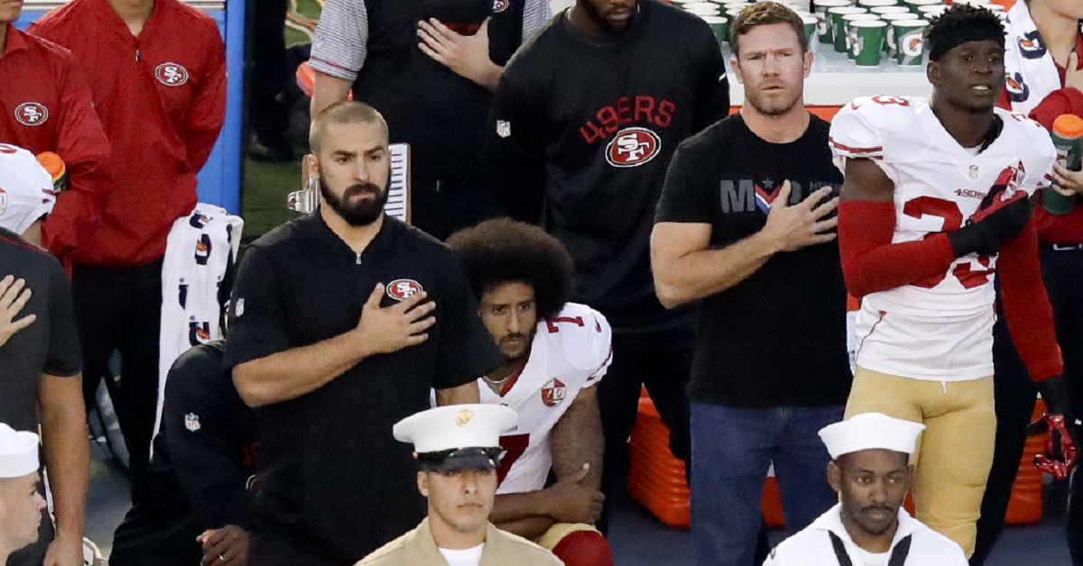 Colin Kaepernick explains why he sat during national anthem