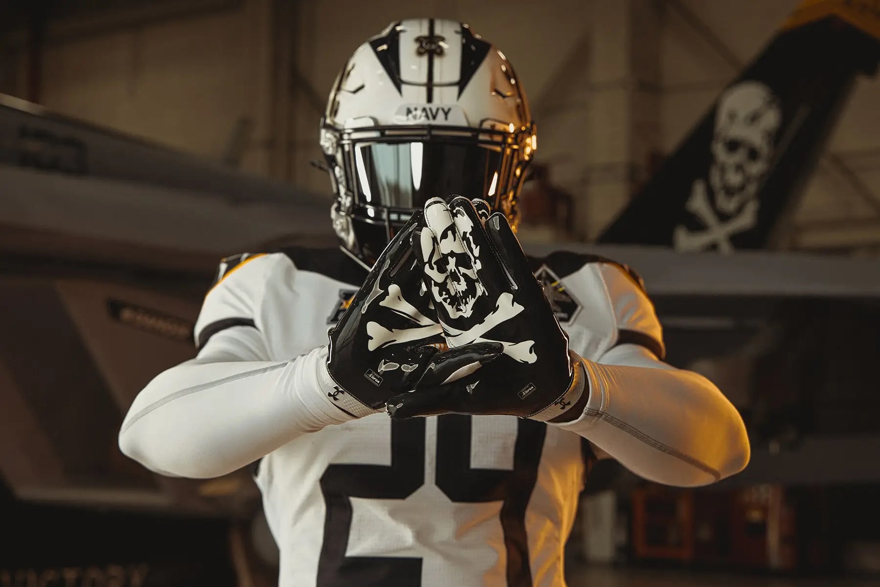 Navy 'Fear the Bones' uniform nods to Jolly Rogers in Army-Navy game