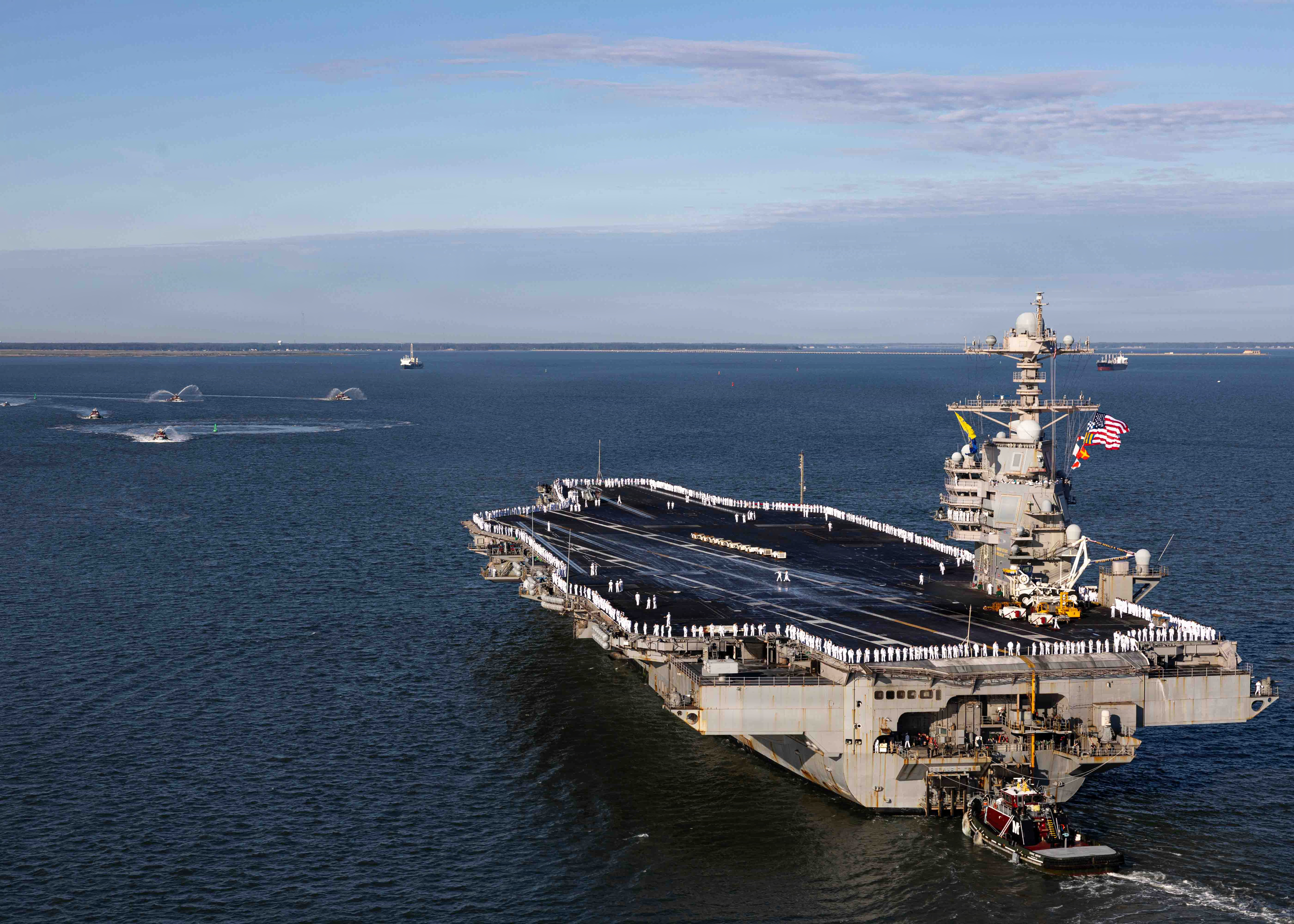 Ford Carrier Strike Group receives Presidential Unit Citation after historic deployment