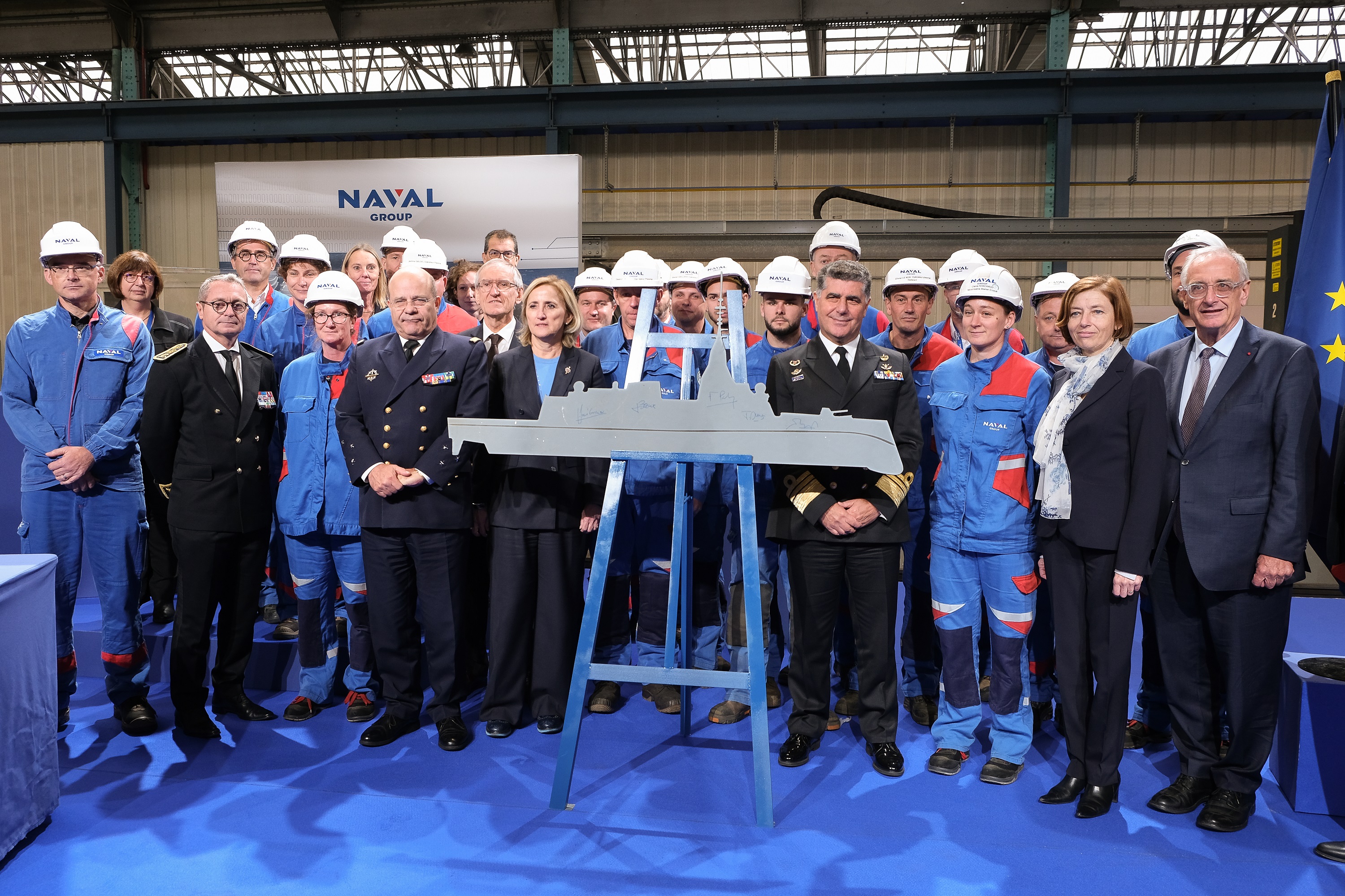 Naval Group starts construction on France's newest frigate