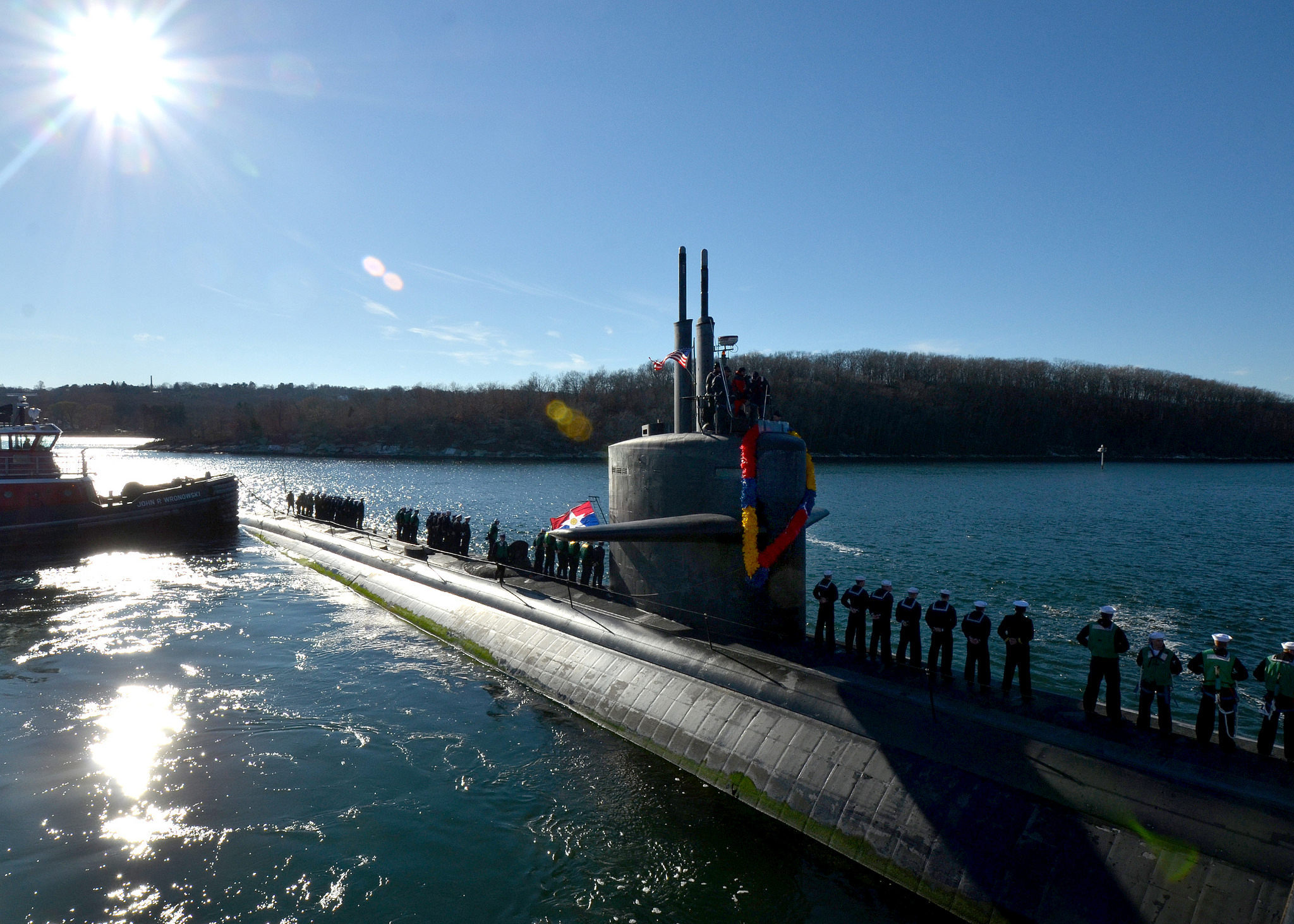 Sub portrayed in 'Hunt for Red October' ends last deployment