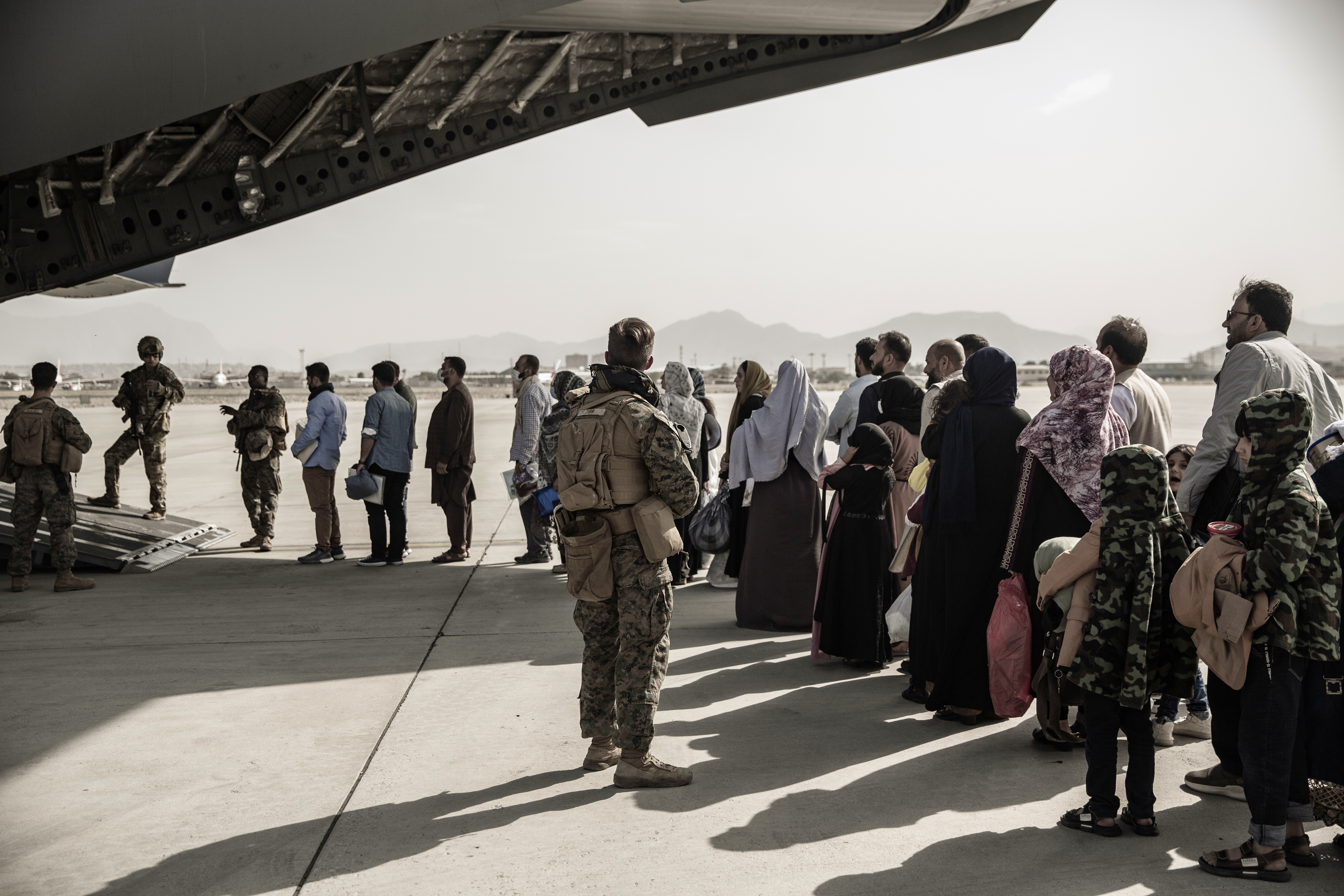 This Marine took reins of air traffic control during Kabul evacuation