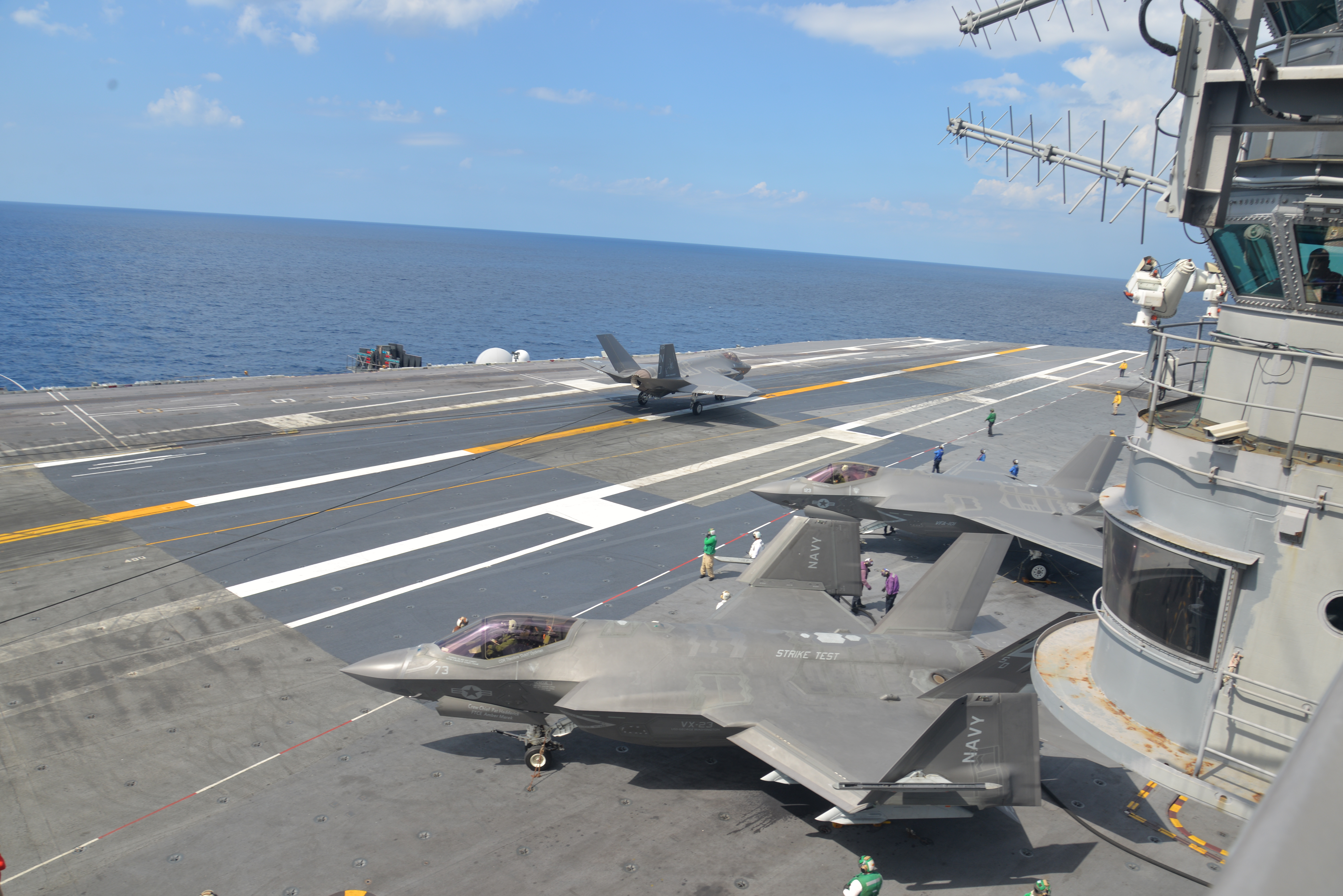 F 35c Back At Sea For 3rd Round Of Carrier Tests