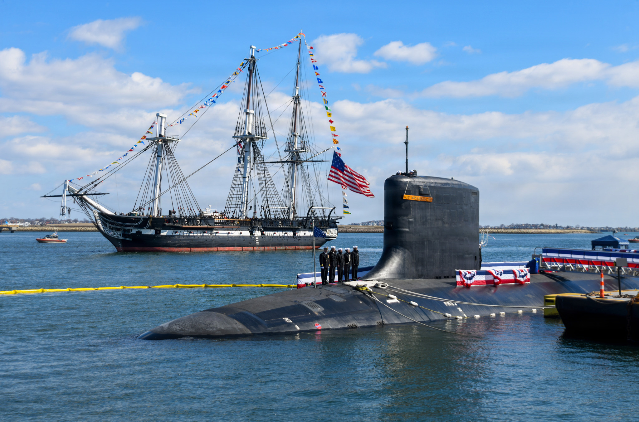 US Navy commissions fast-attack submarine USS Massachusetts