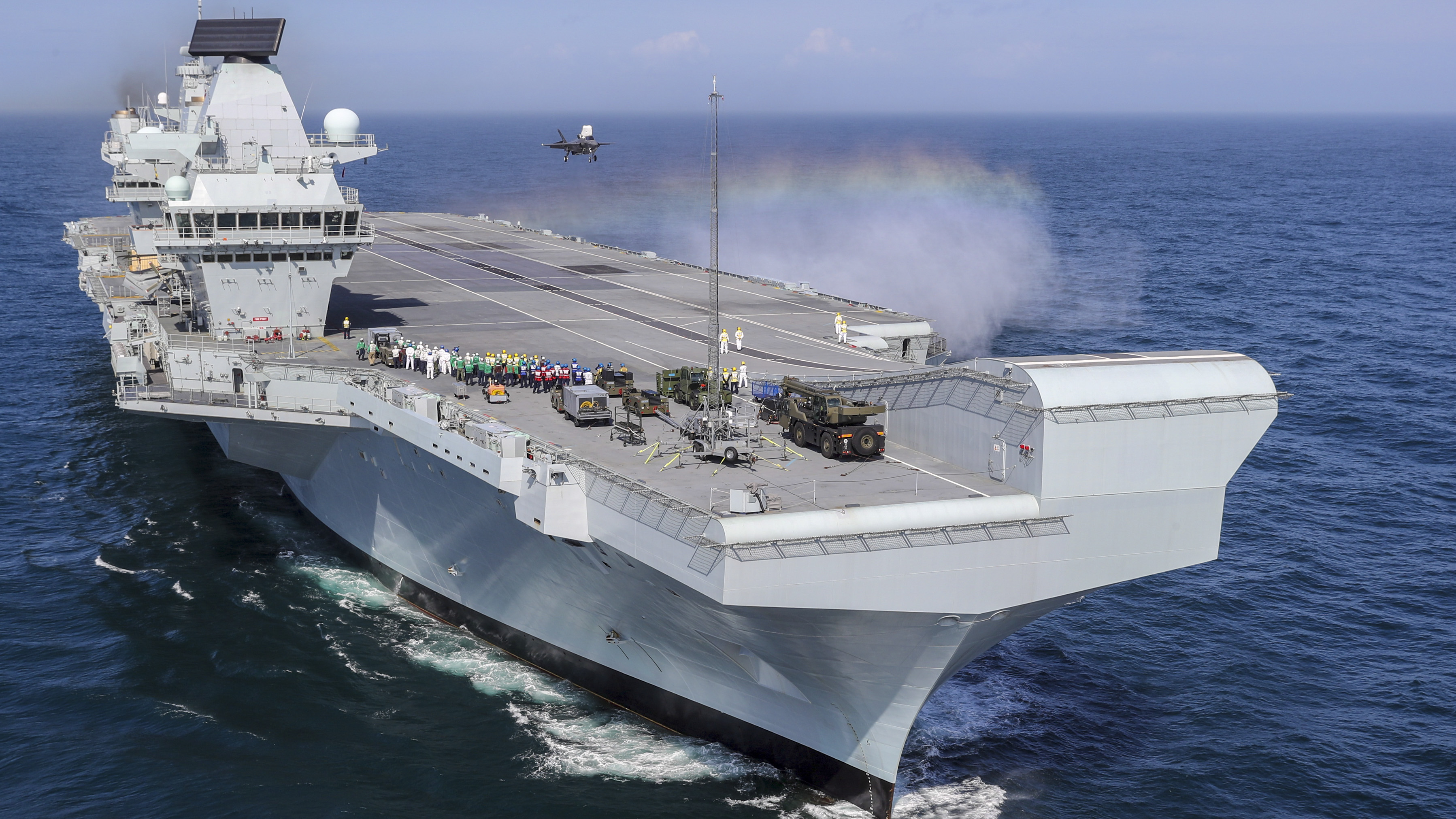 Britain's New Carrier Queen Elizabeth Sets Sail, Prepared To Train Amid  Pandemic