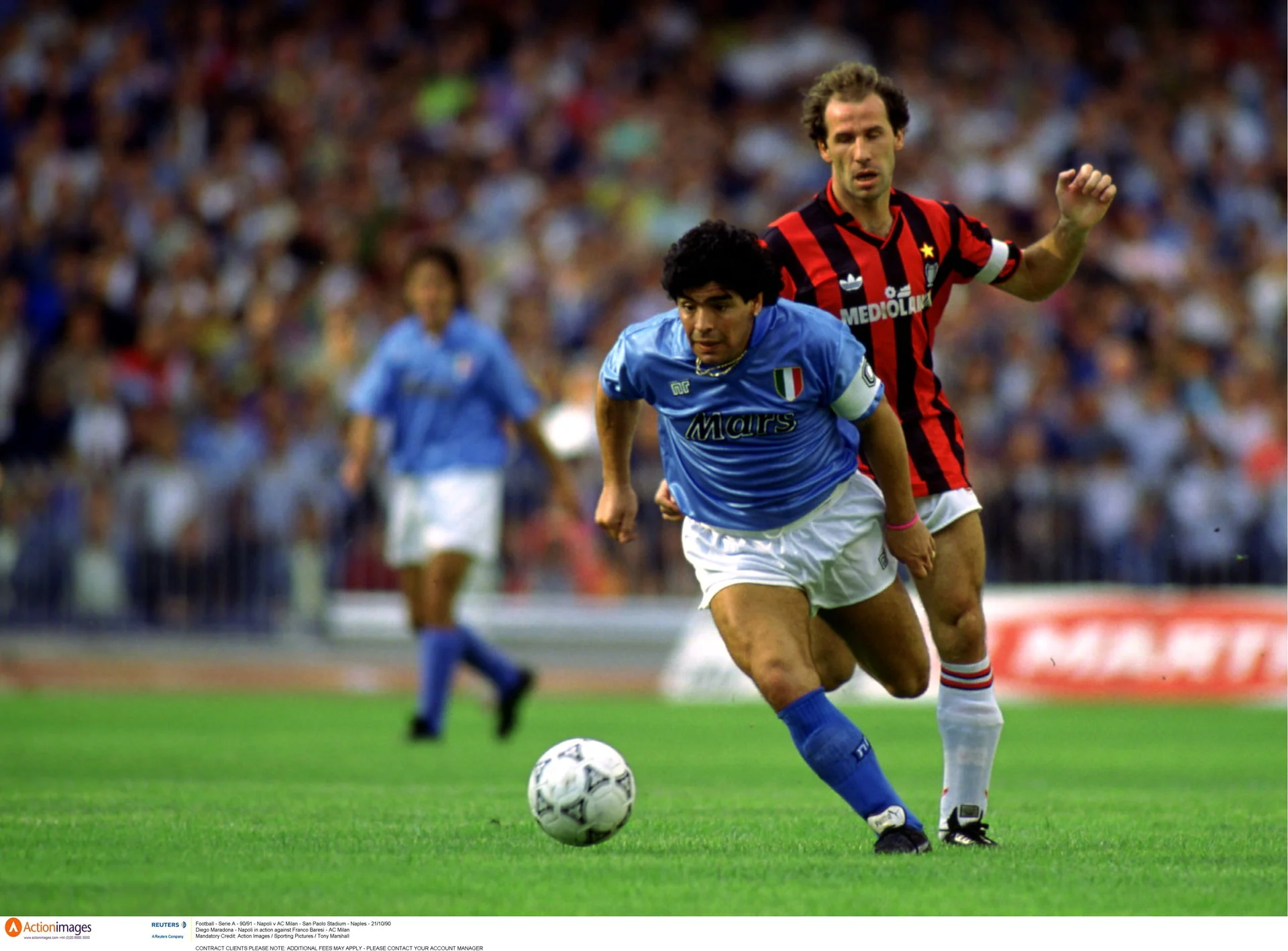 Franco Baresi: “Si tuviera que elegir al rival más fuerte contra el que jugué, diría que Maradona” | TN