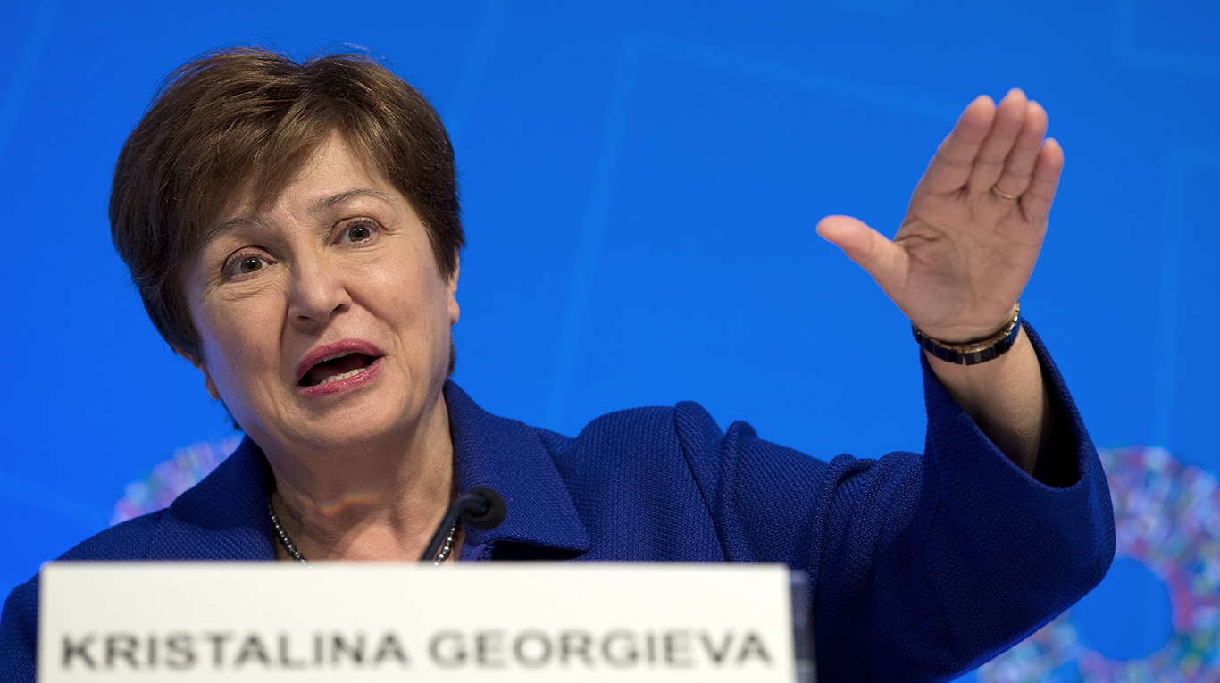 La directora gerente del Fondo Monetario Internacional, Kristalina Georgieva,. (AP Foto/Jose Luis Magana).