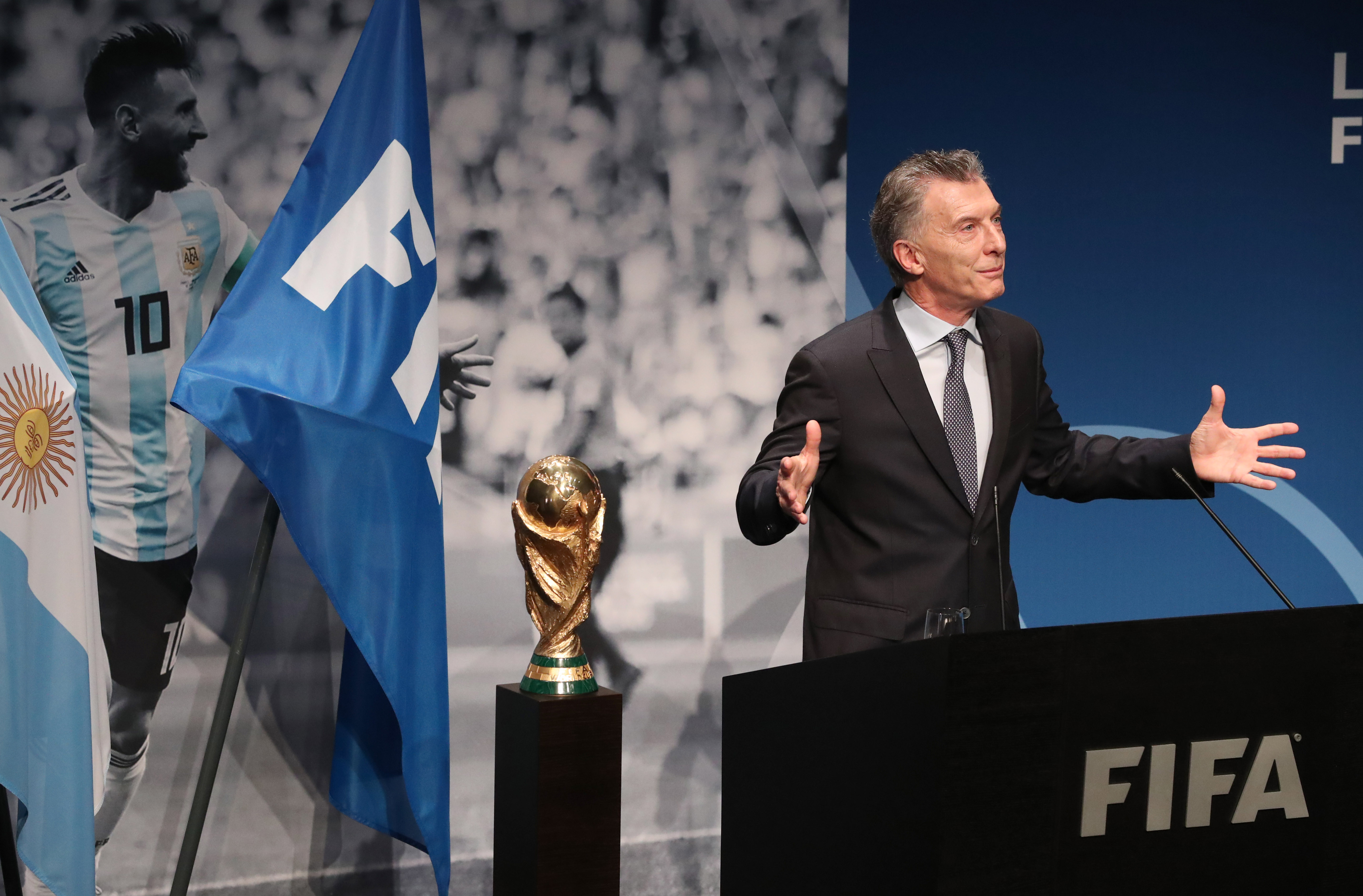 Macri es el director ejecutivo de la Fundación FIFA. Foto: FIFA.