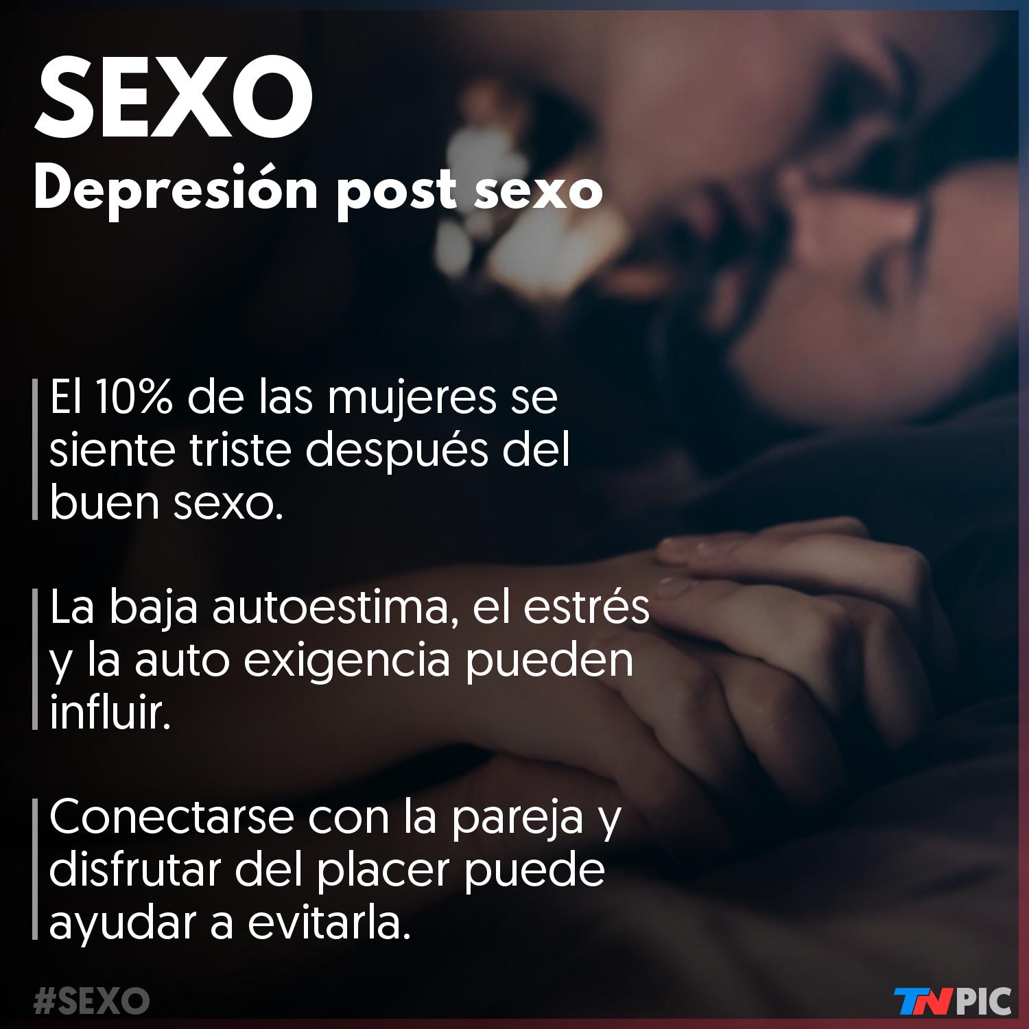 Si después del sexo te sentís deprimido tiene una explicación científica |  TN